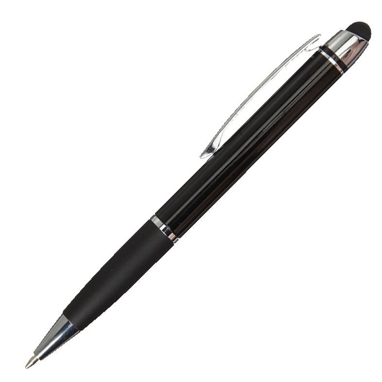 Metall-Kugelschreiber Pascaline mit Touch-Pen, bedruckbar als Werbeartikel