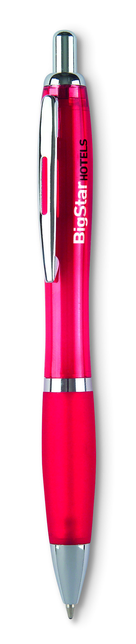 Druckkugelschreiber RIOCOLOUR aus ABS mit Softgriff – Werbeartikel