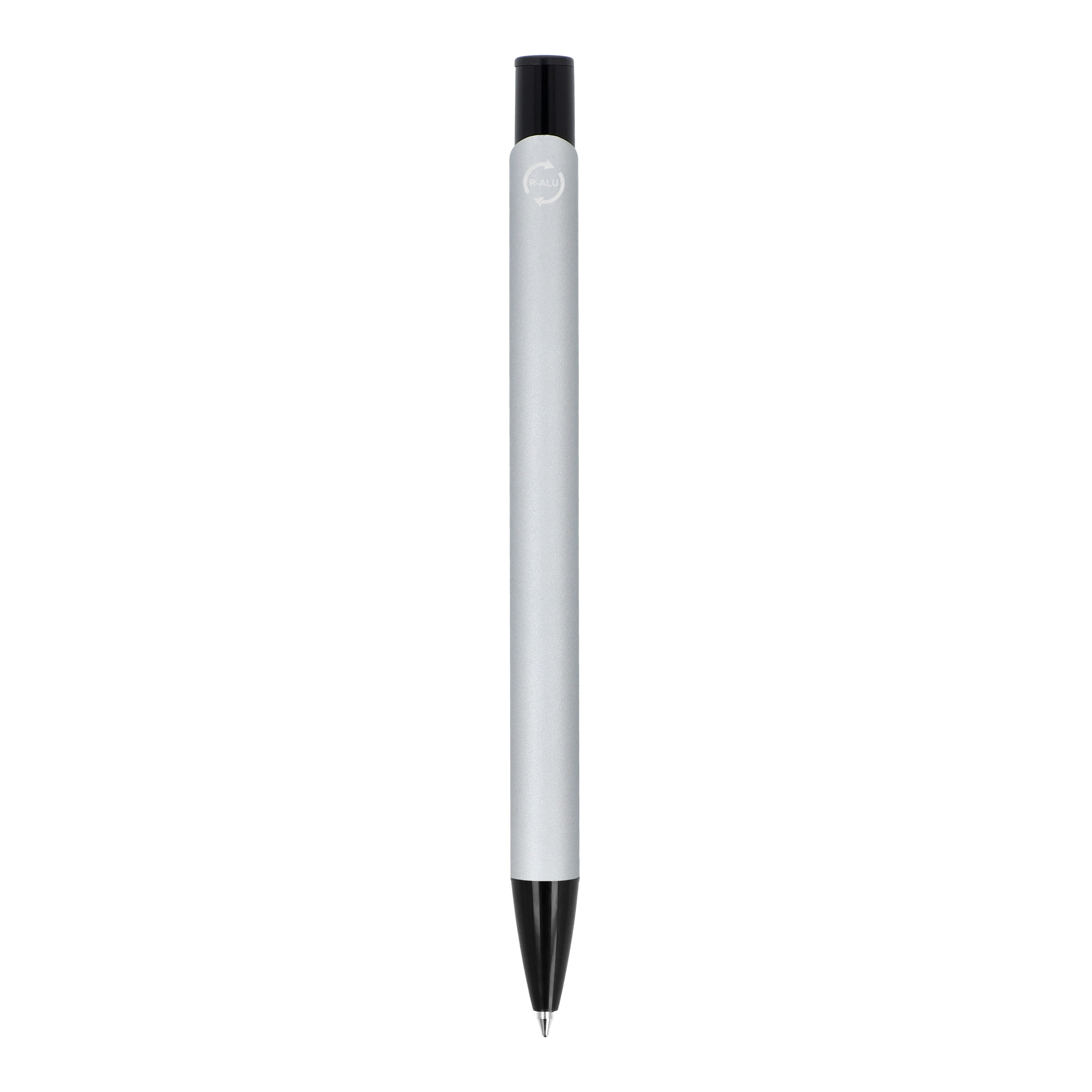 Kugelschreiber Alicante Soft-Touch, Recycling-Aluminium, blaue Tinte