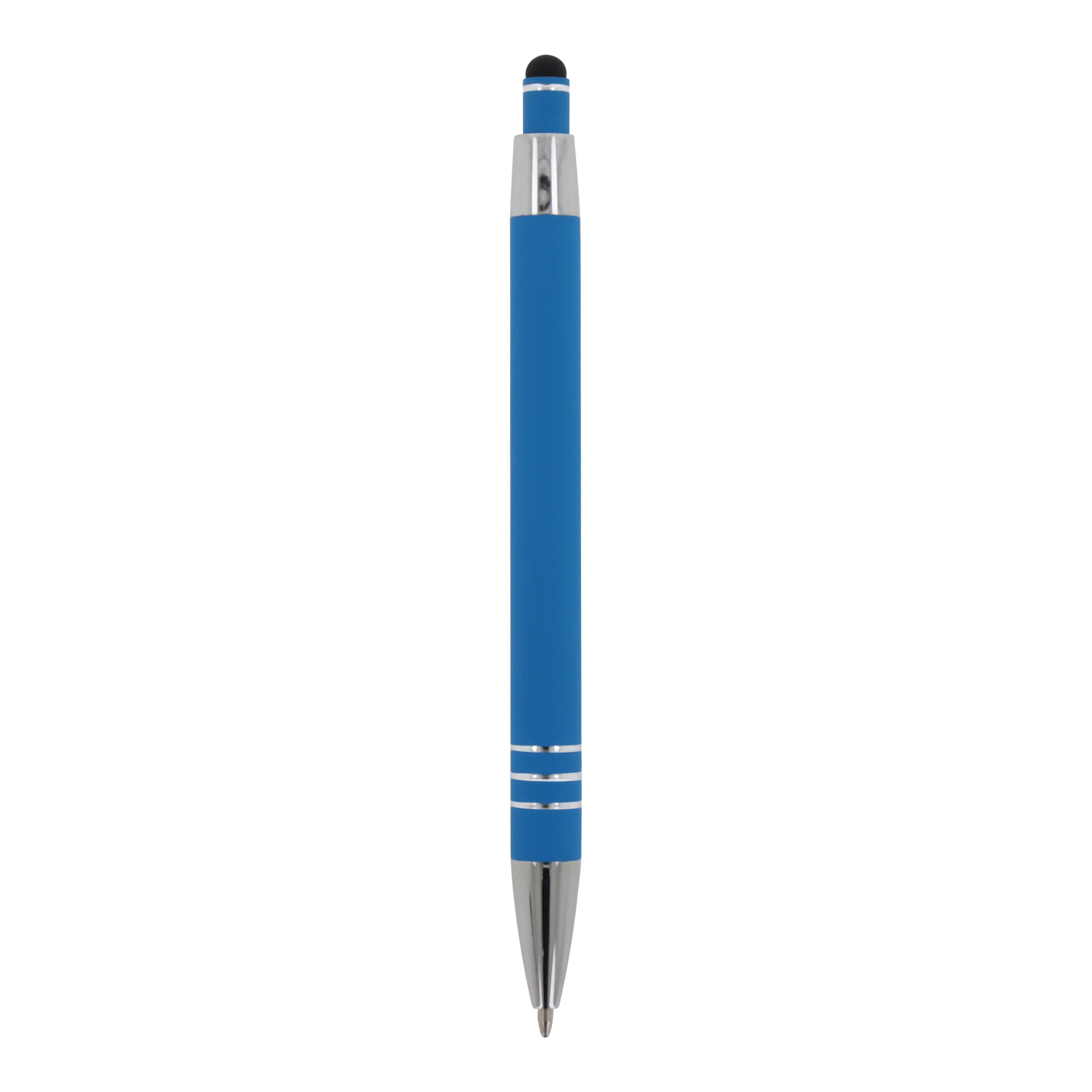 Kugelschreiber Athen Metall Softtouch mit Stylus - Werbeartikel bedruckbar