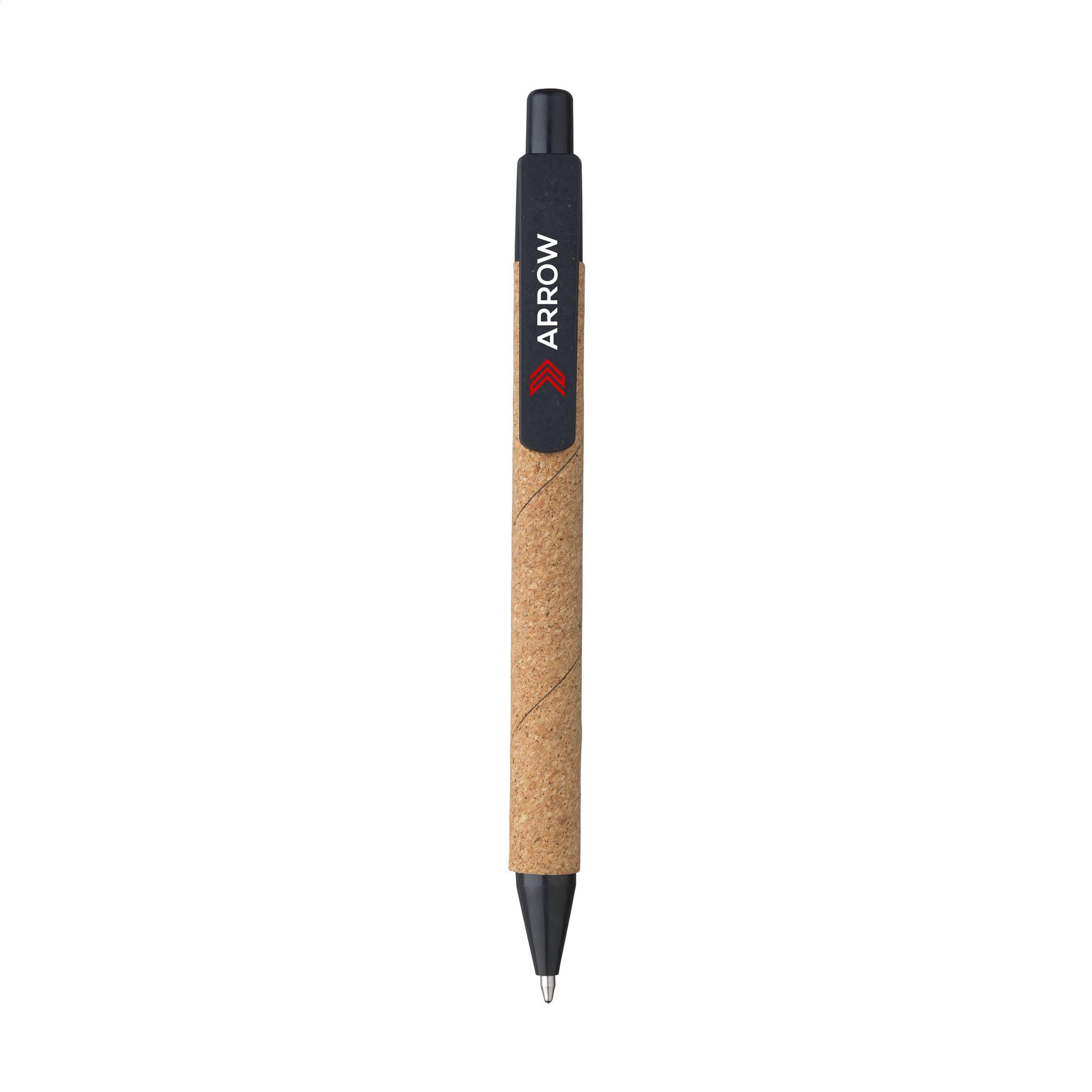 Kugelschreiber Cork ECO Write mit Korkgehäuse, blau – bedruckbar