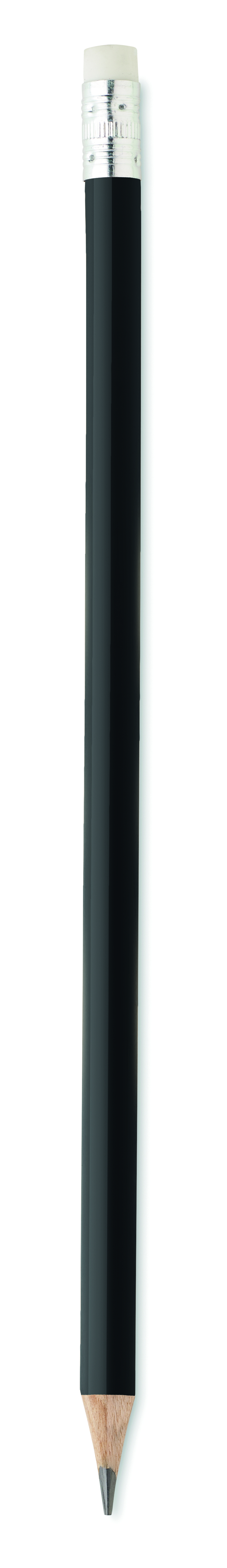 Bleistift mit Radiergummi STOMP SHARP - Holz, bedruckbar als Werbeartikel
