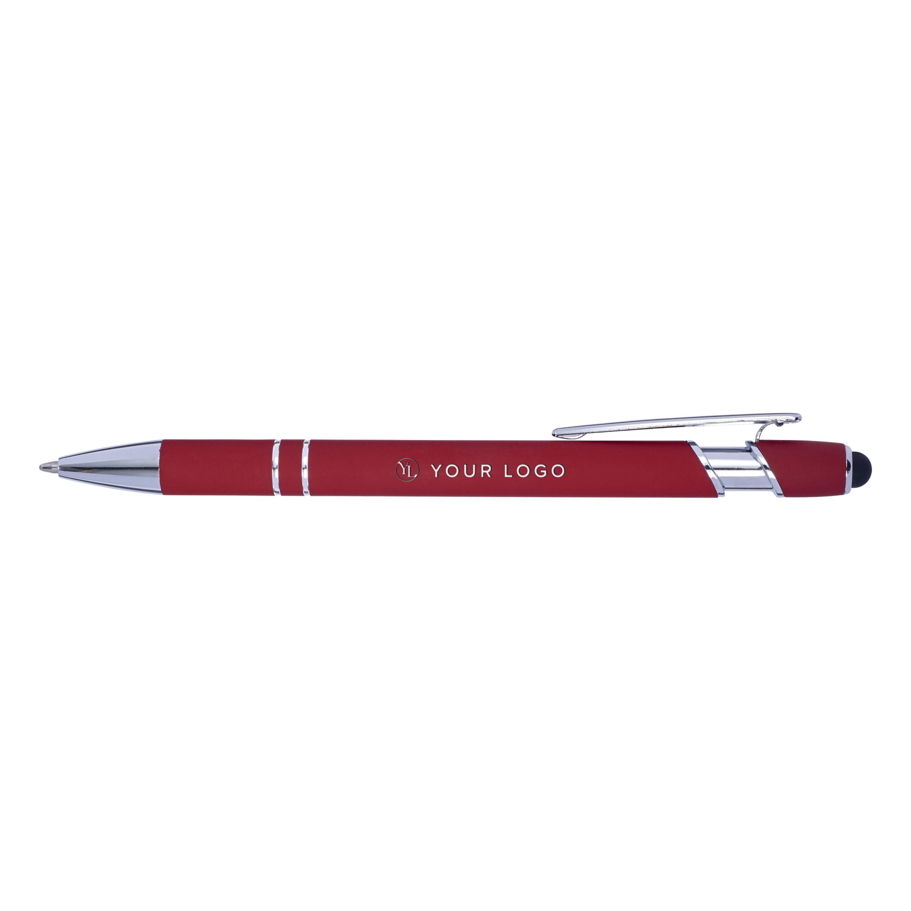 Touchpen-Kugelschreiber Primo aus Aluminium - bedruckbarer Werbeartikel