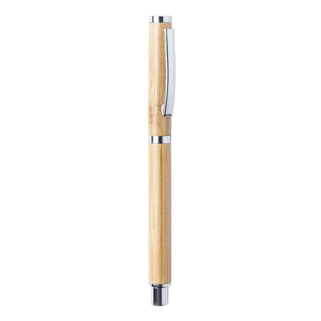 Tintenroller Tamirox aus Bambus & Holz – Werbeartikel bedruckbar