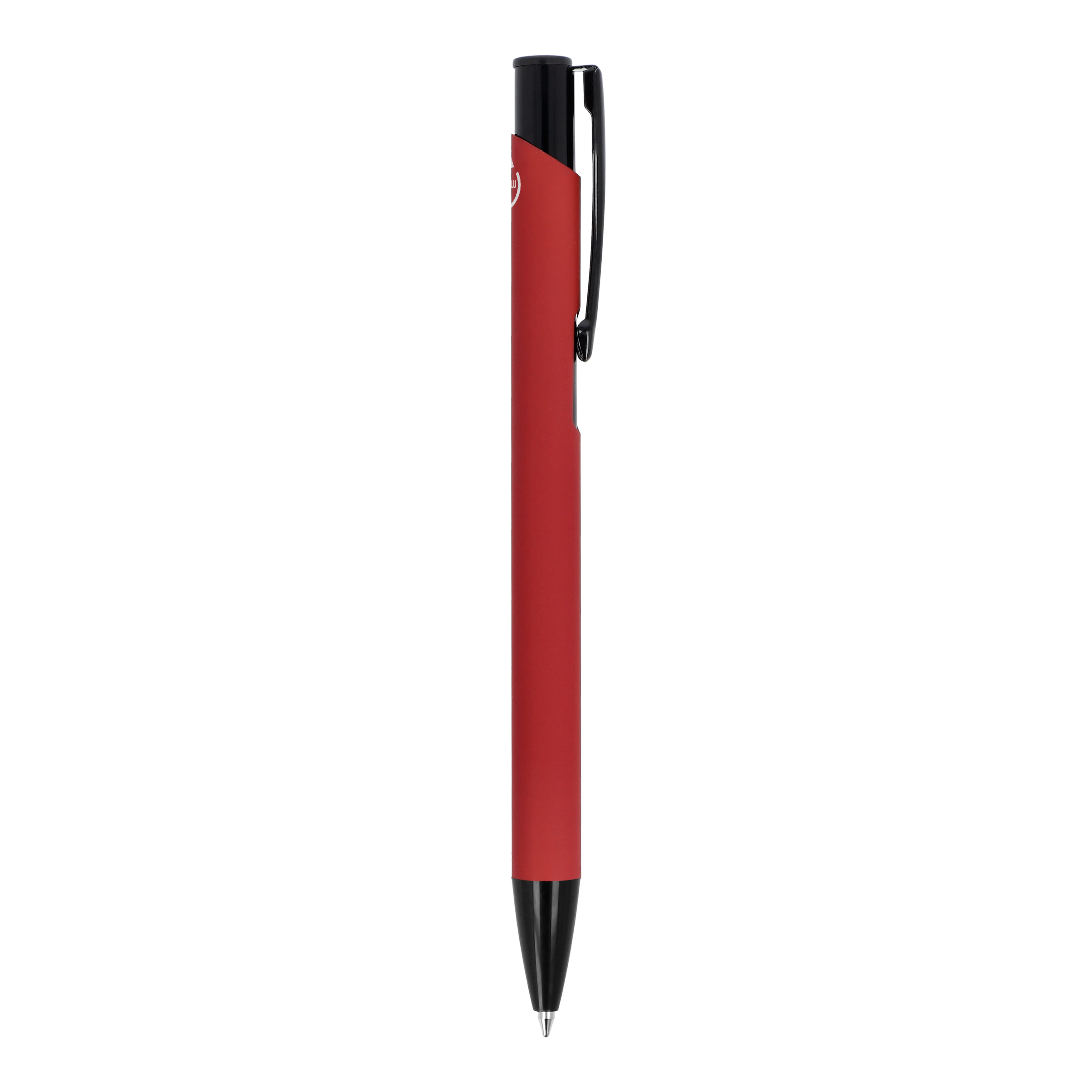 Kugelschreiber Alicante Soft-Touch, Recycling-Aluminium, blaue Tinte