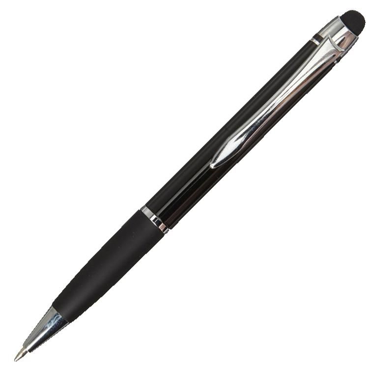 Metall-Kugelschreiber Pascaline mit Touch-Pen, bedruckbar als Werbeartikel