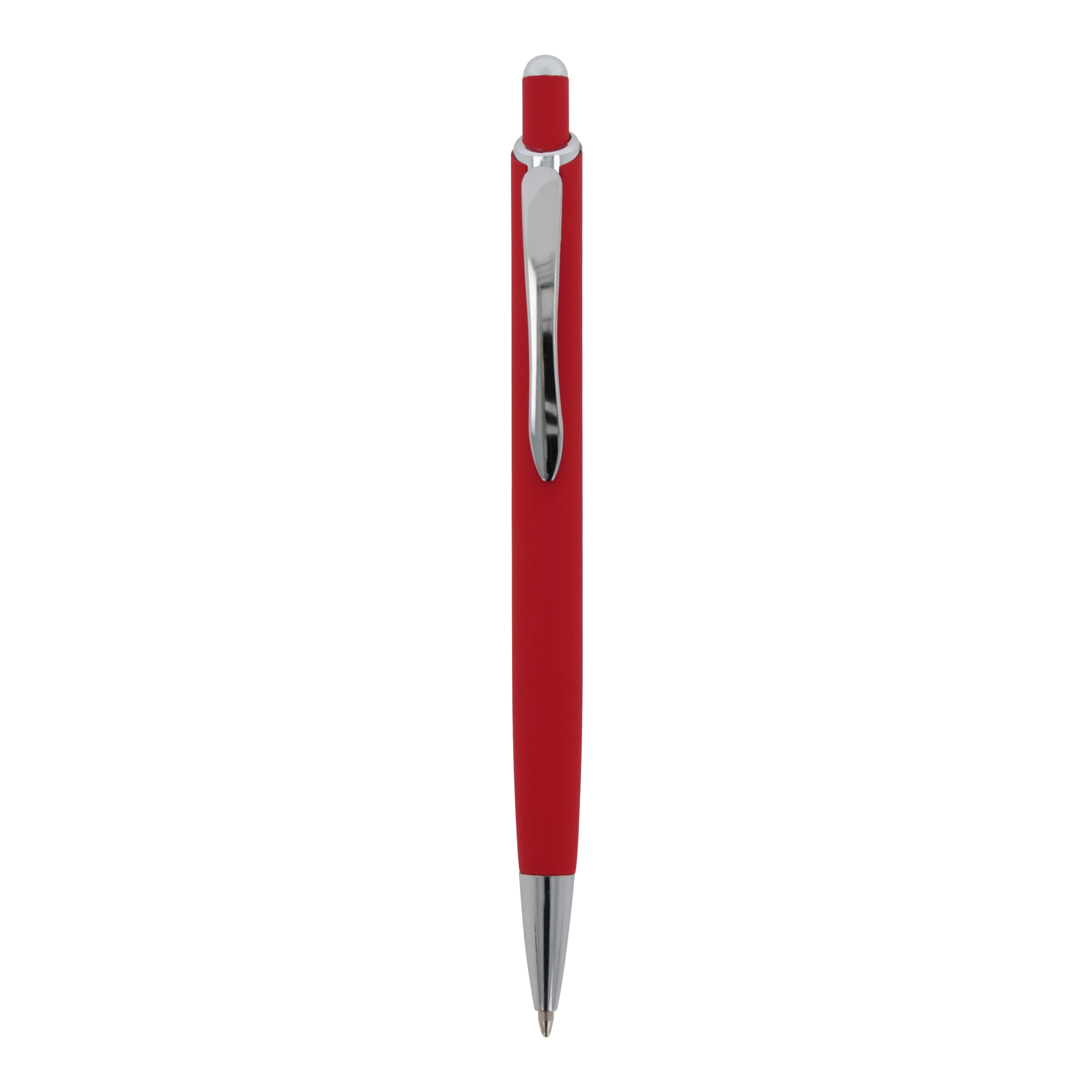 Kugelschreiber Monaco Metall Soft Touch - Aluminium, bedruckbar