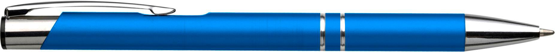 Kugelschreiber Aluminium Albacete – Werbeartikel mit Druck, Metall-Clip