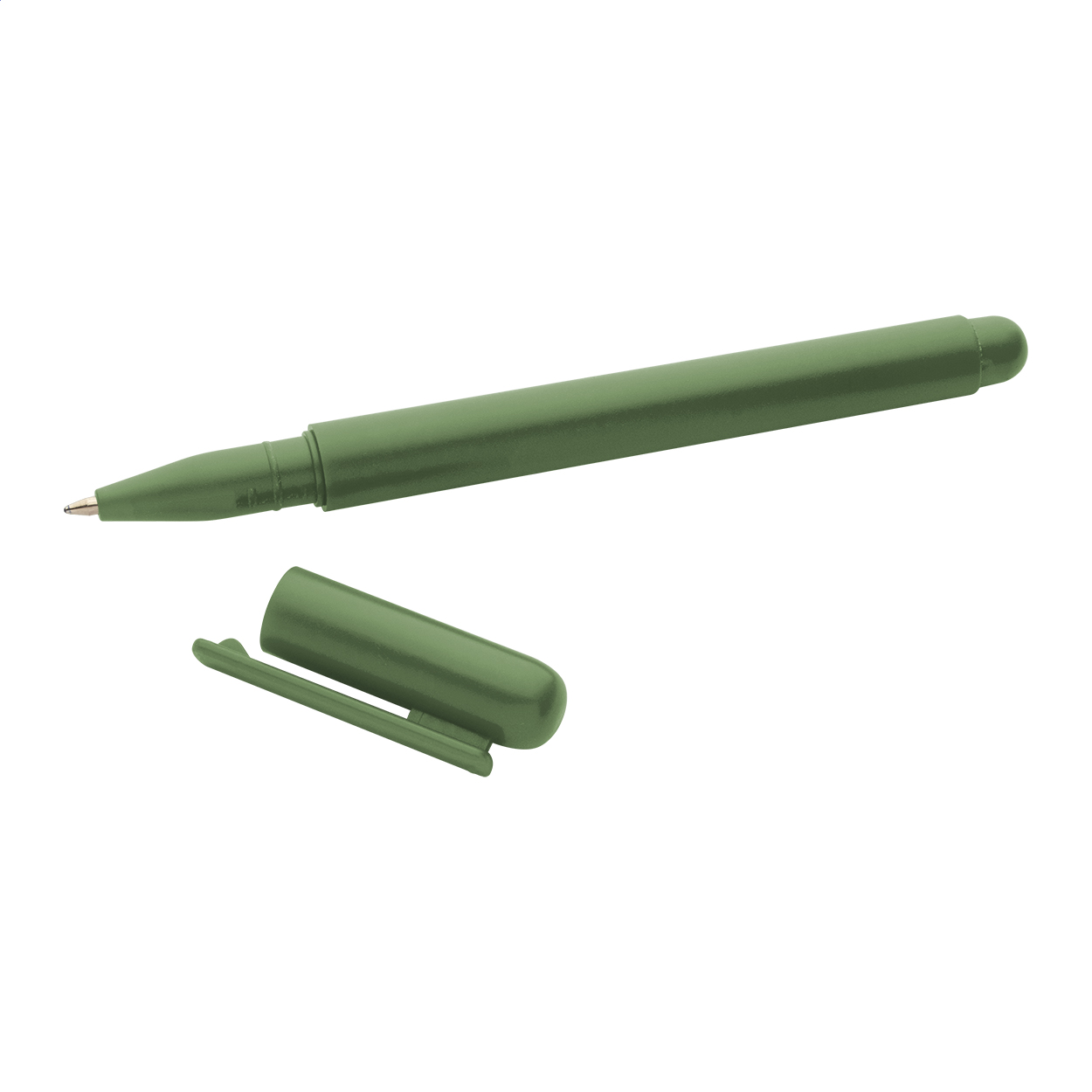 Gelstift aus recyceltem ABS mit Kappe – Werbeartikel bedruckbar