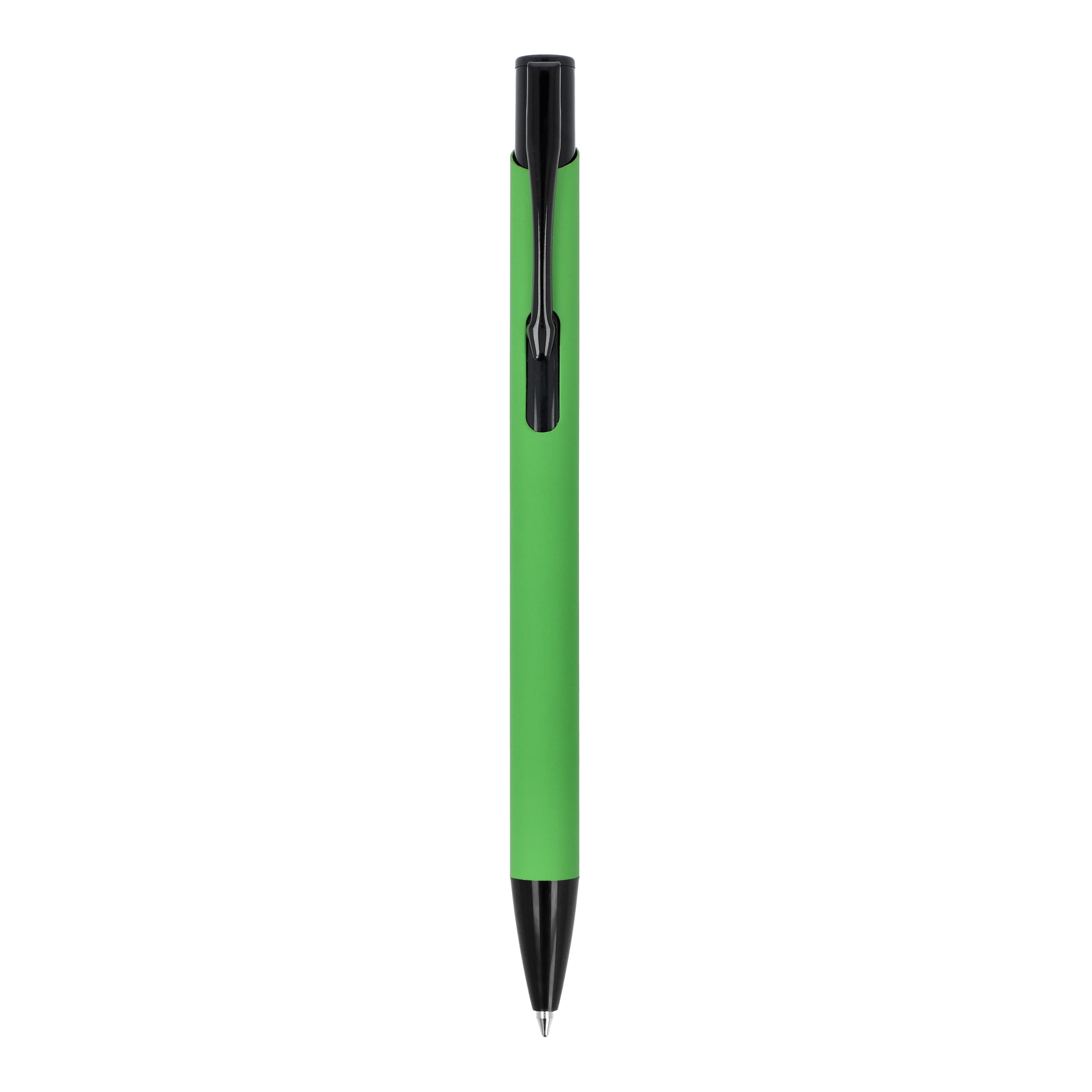 Kugelschreiber Alicante Soft-Touch, Recycling-Aluminium, blaue Tinte