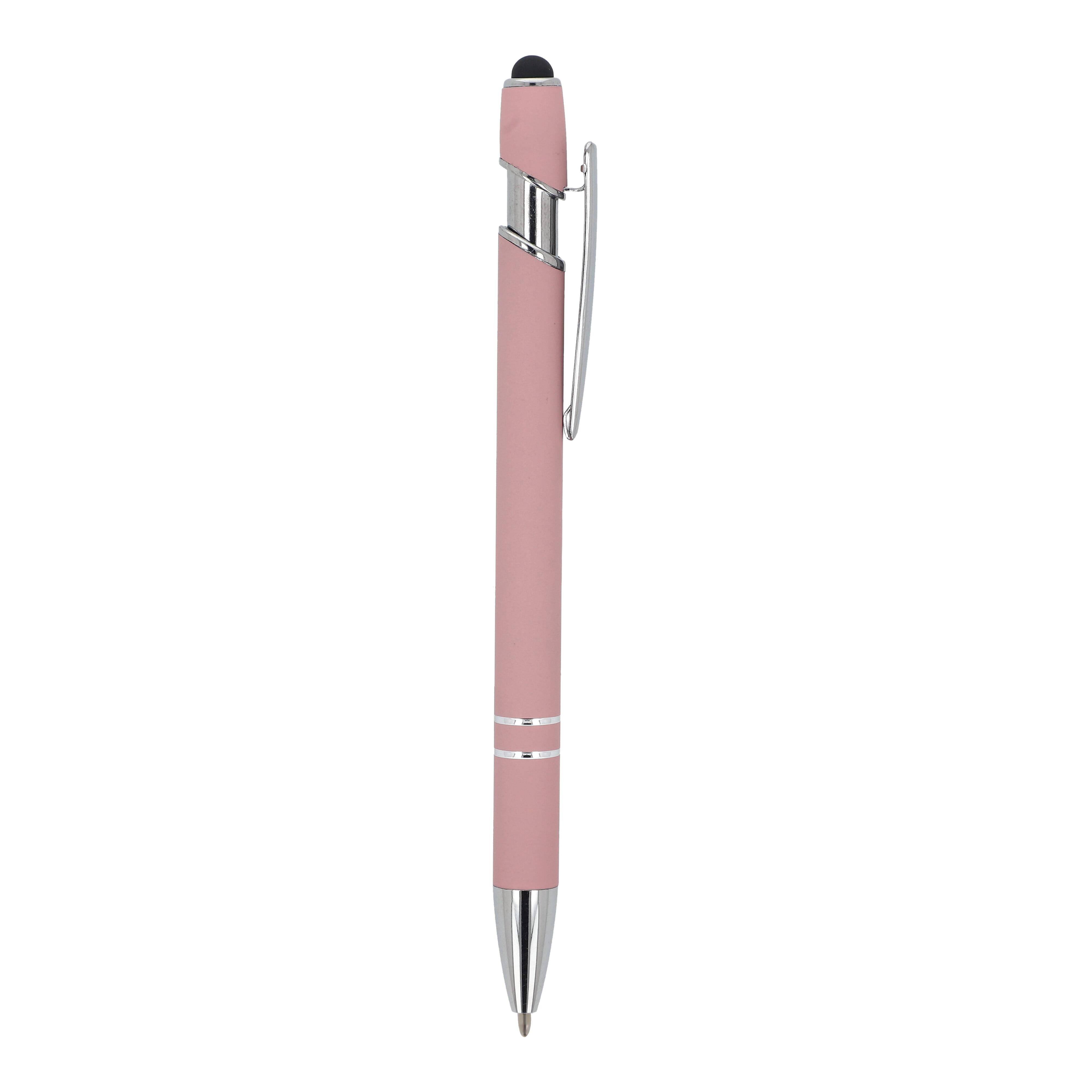 Kugelschreiber Paris Metall Soft Touch - Aluminium mit Stylus, bedruckbar