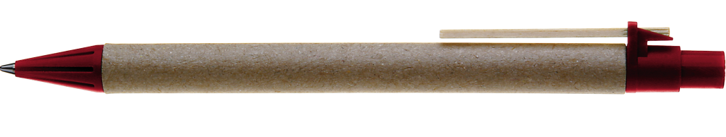 PAPER PEN Druckkugelschreiber aus Pappe mit Holzclip – bedruckbar