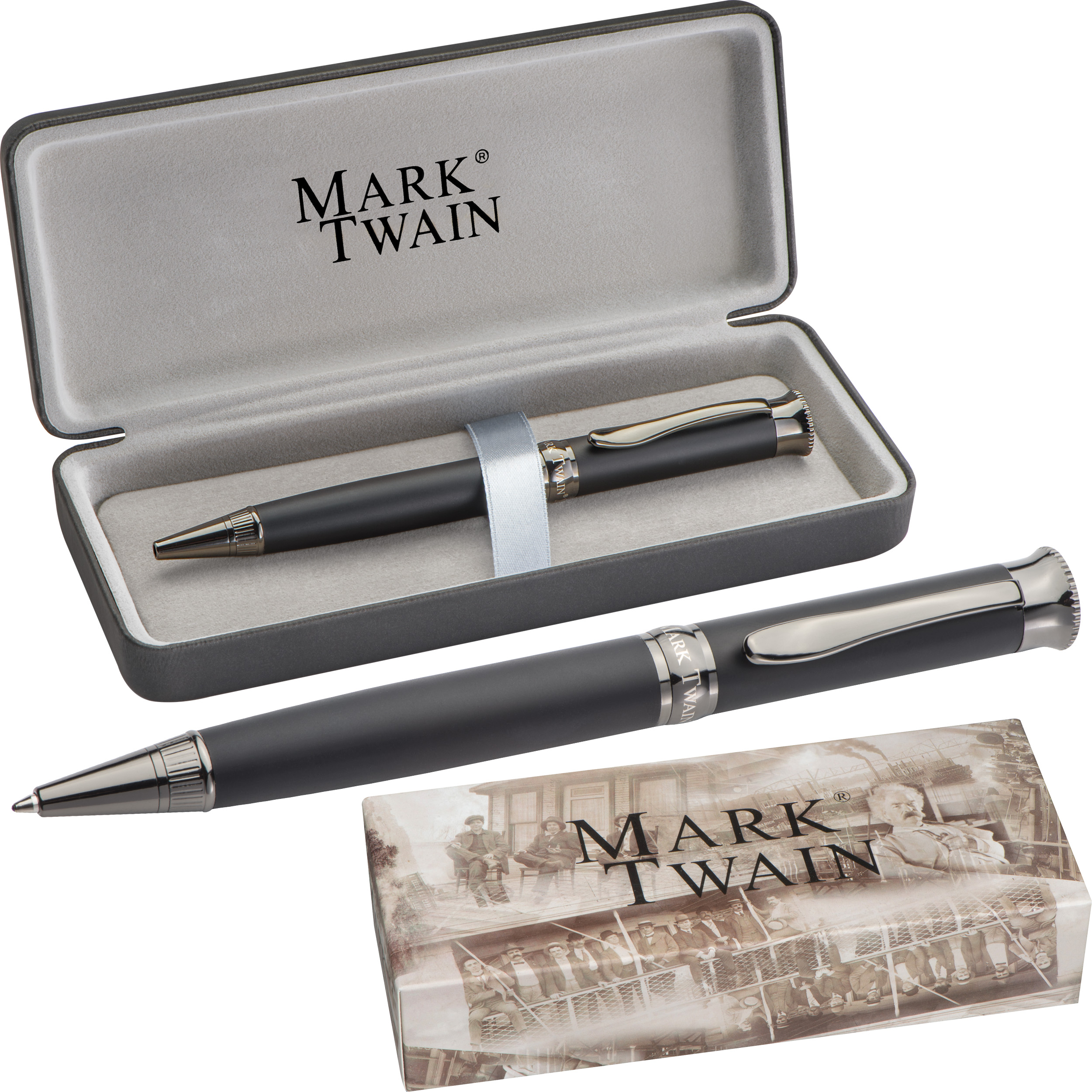Mark Twain Kugelschreiber aus Metall
