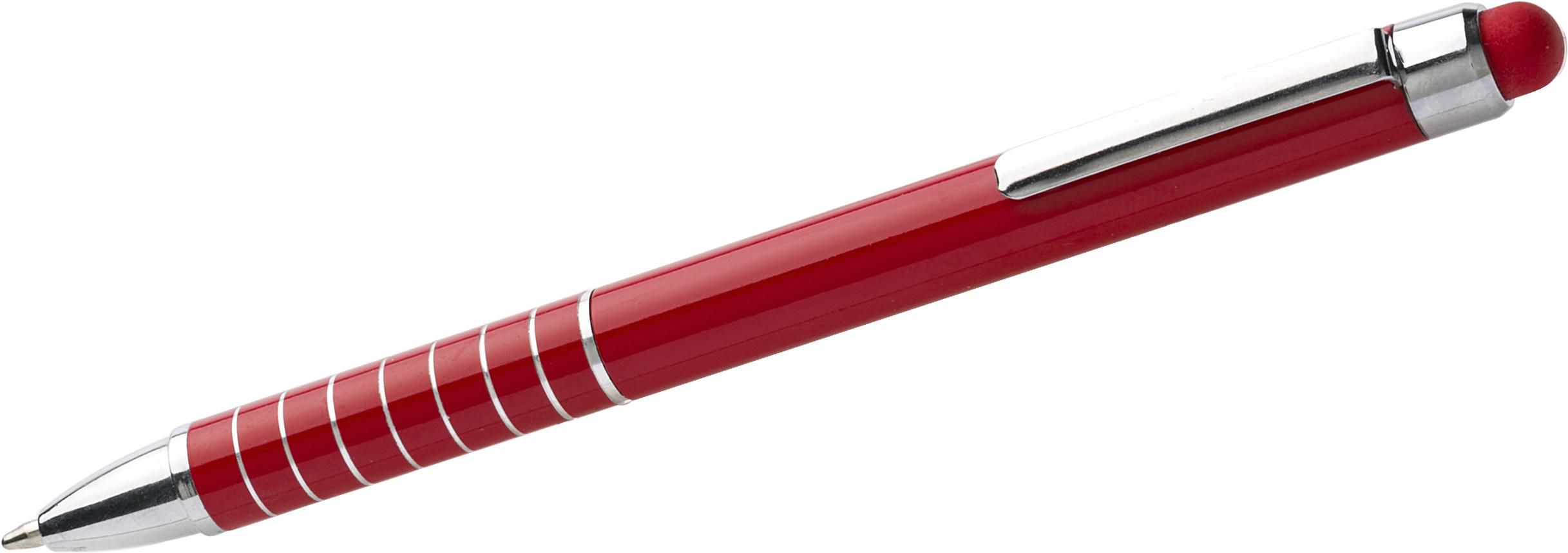 Metall-Kugelschreiber Oliver mit Touch-Pen & Drehfunktion - Werbeartikel