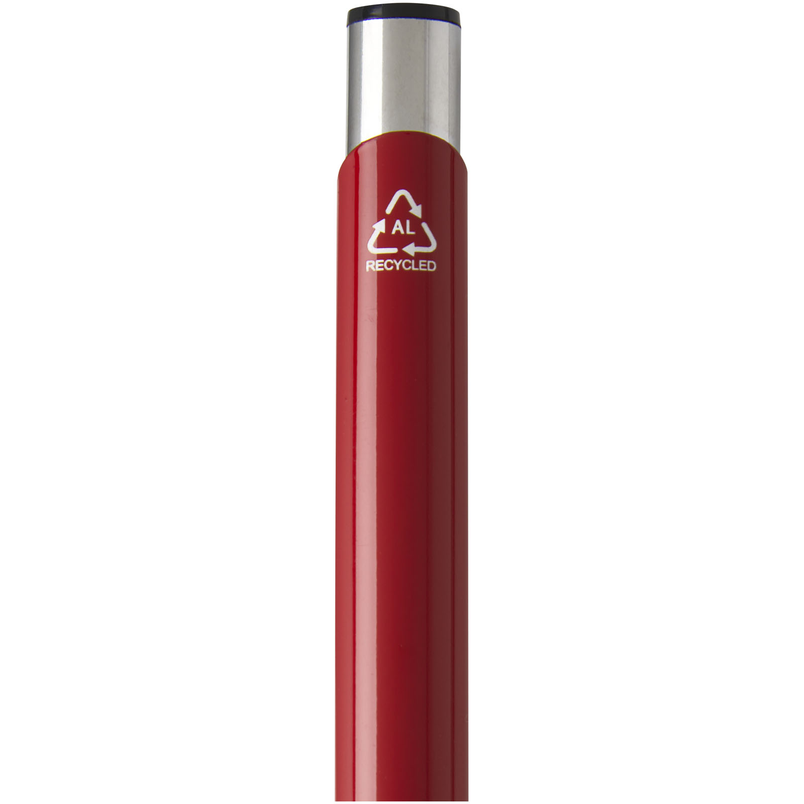 Moneta Kugelschreiber aus recyceltem Aluminium (schwarze Mine)