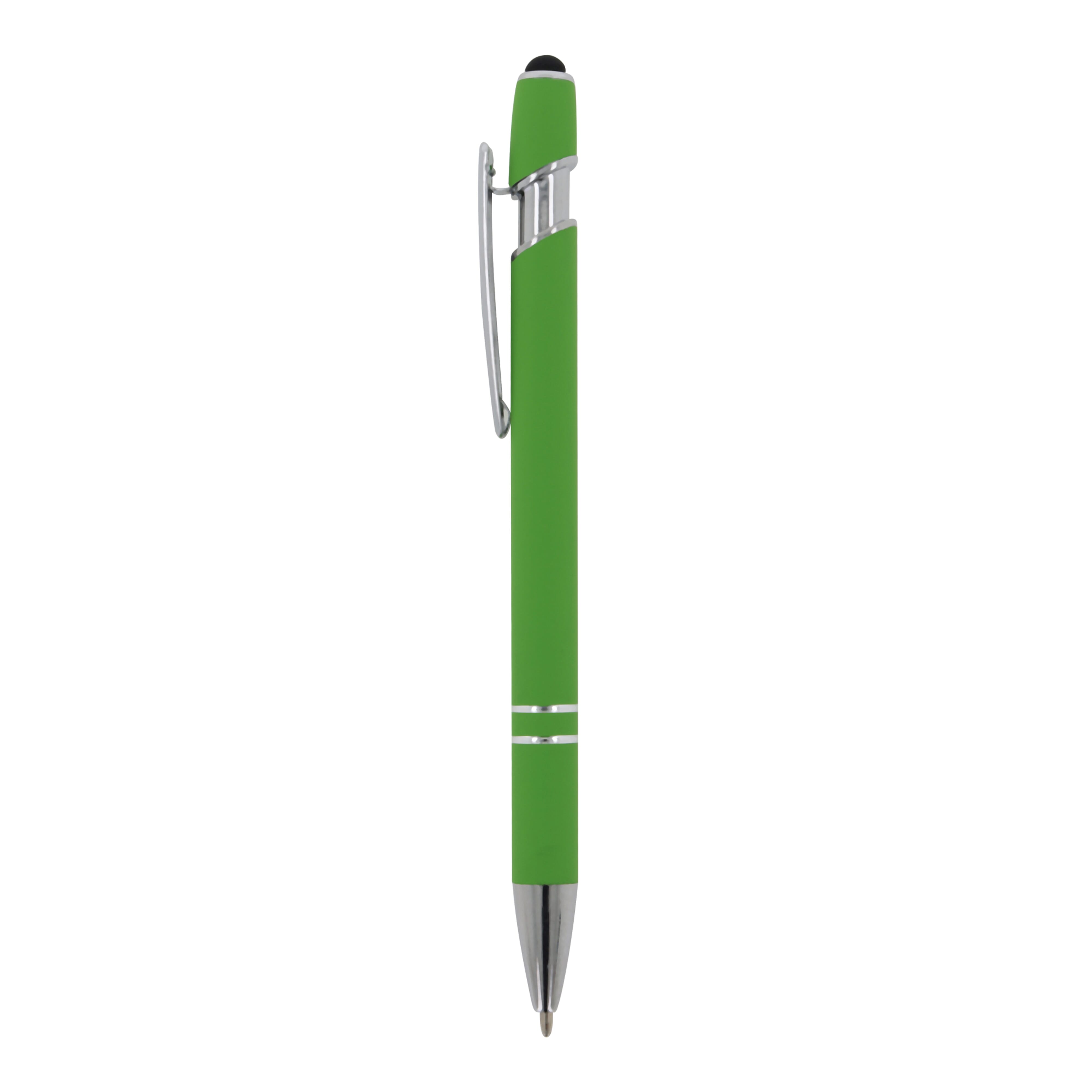 Kugelschreiber Paris Metall Soft Touch - Aluminium mit Stylus, bedruckbar