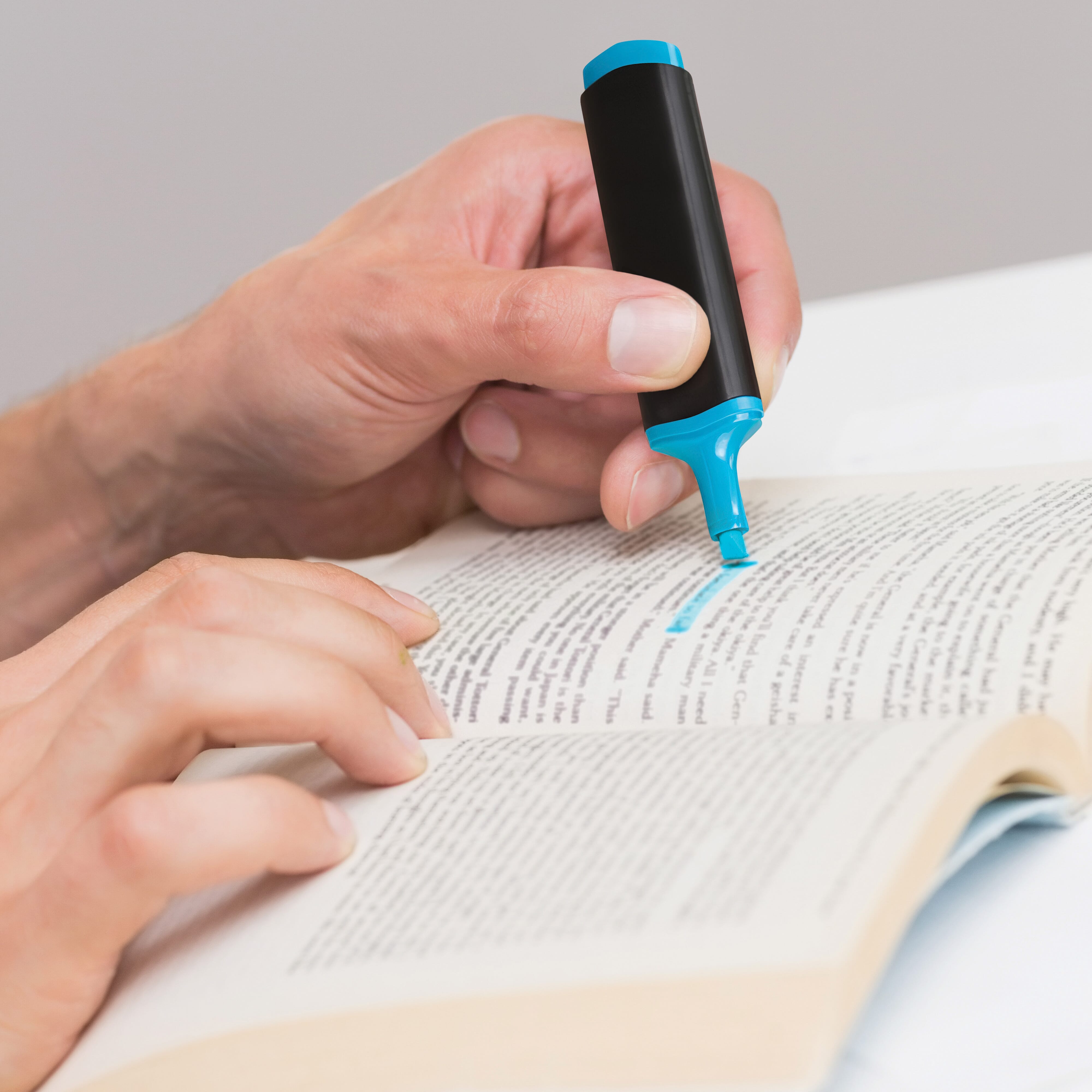 Textmarker als Werbeartikel – ABS-Kunststoff, bedruckbar, viele Farben