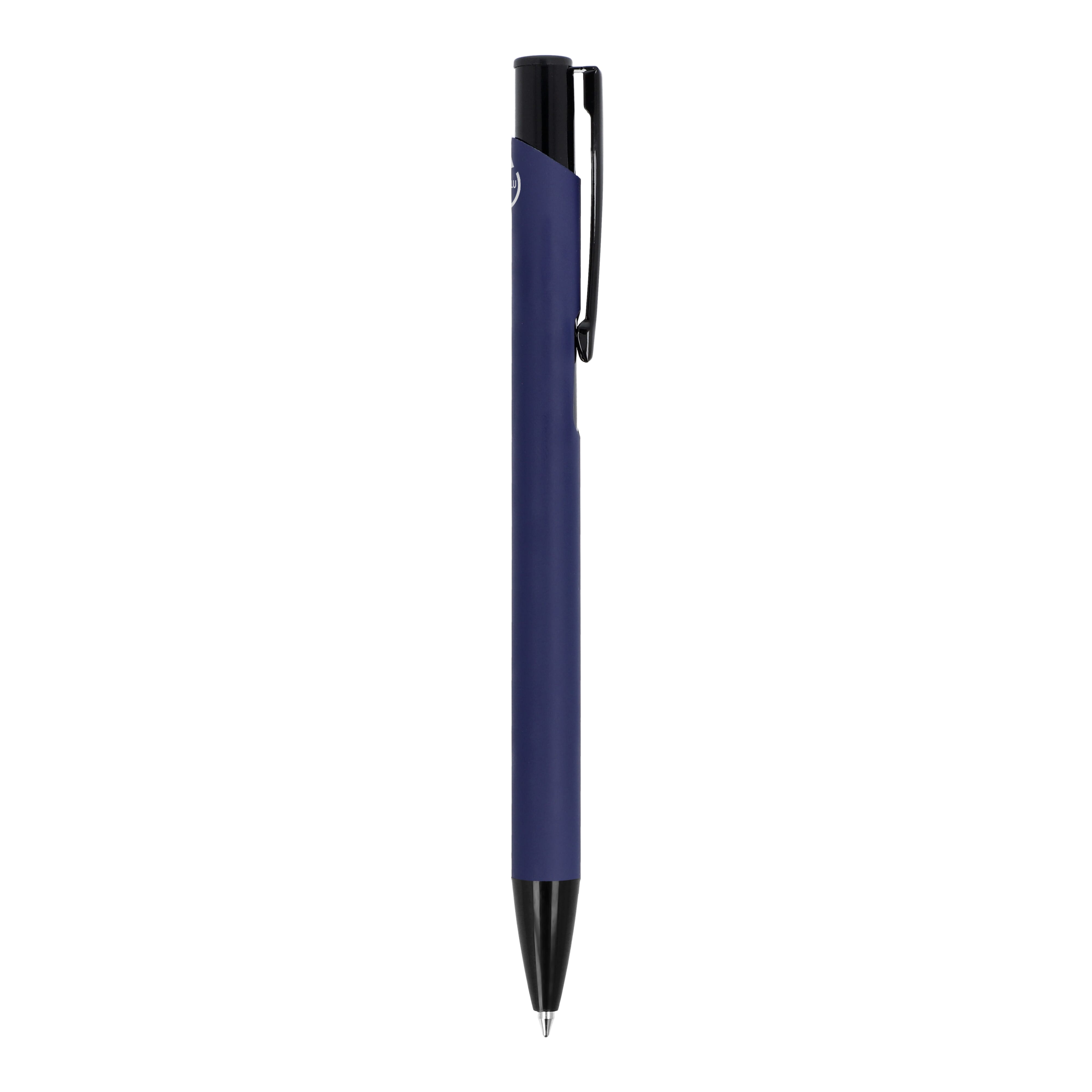 Kugelschreiber Alicante Soft-Touch, Recycling-Aluminium, blaue Tinte