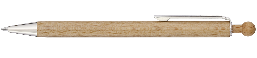 WOODY Holz-Druckkugelschreiber aus Buchenholz – Werbeartikel bedruckbar