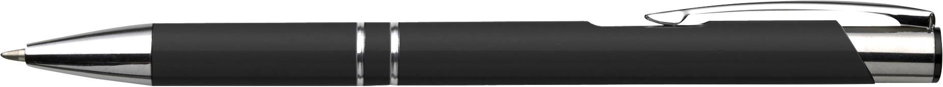 Kugelschreiber Aluminium Albacete – Werbeartikel mit Druck, Metall-Clip