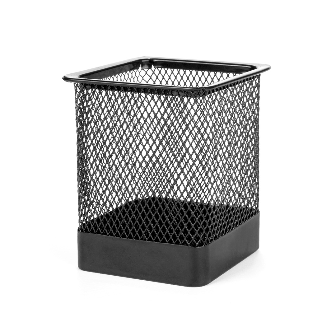 Stifthalter Tipel aus Metall-Mesh - bedruckbarer Werbeartikel