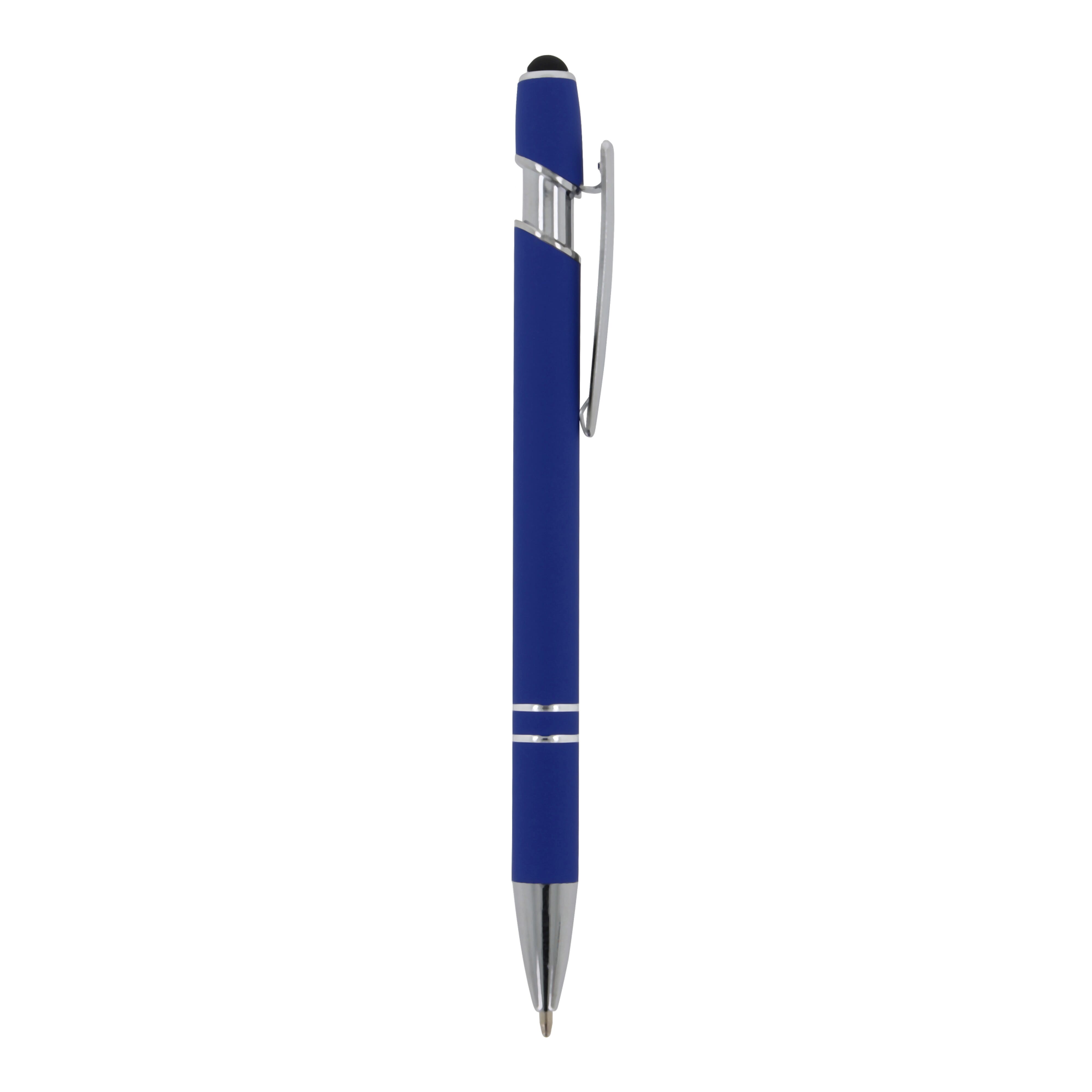 Kugelschreiber Paris Metall Soft Touch - Aluminium mit Stylus, bedruckbar