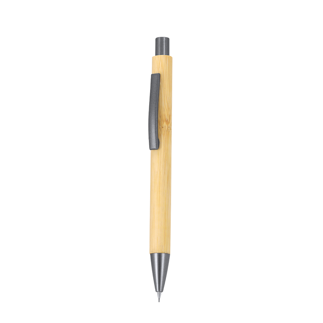 Druckbleistift Sofin aus Bambus, 0,7 mm Minen – Werbeartikel