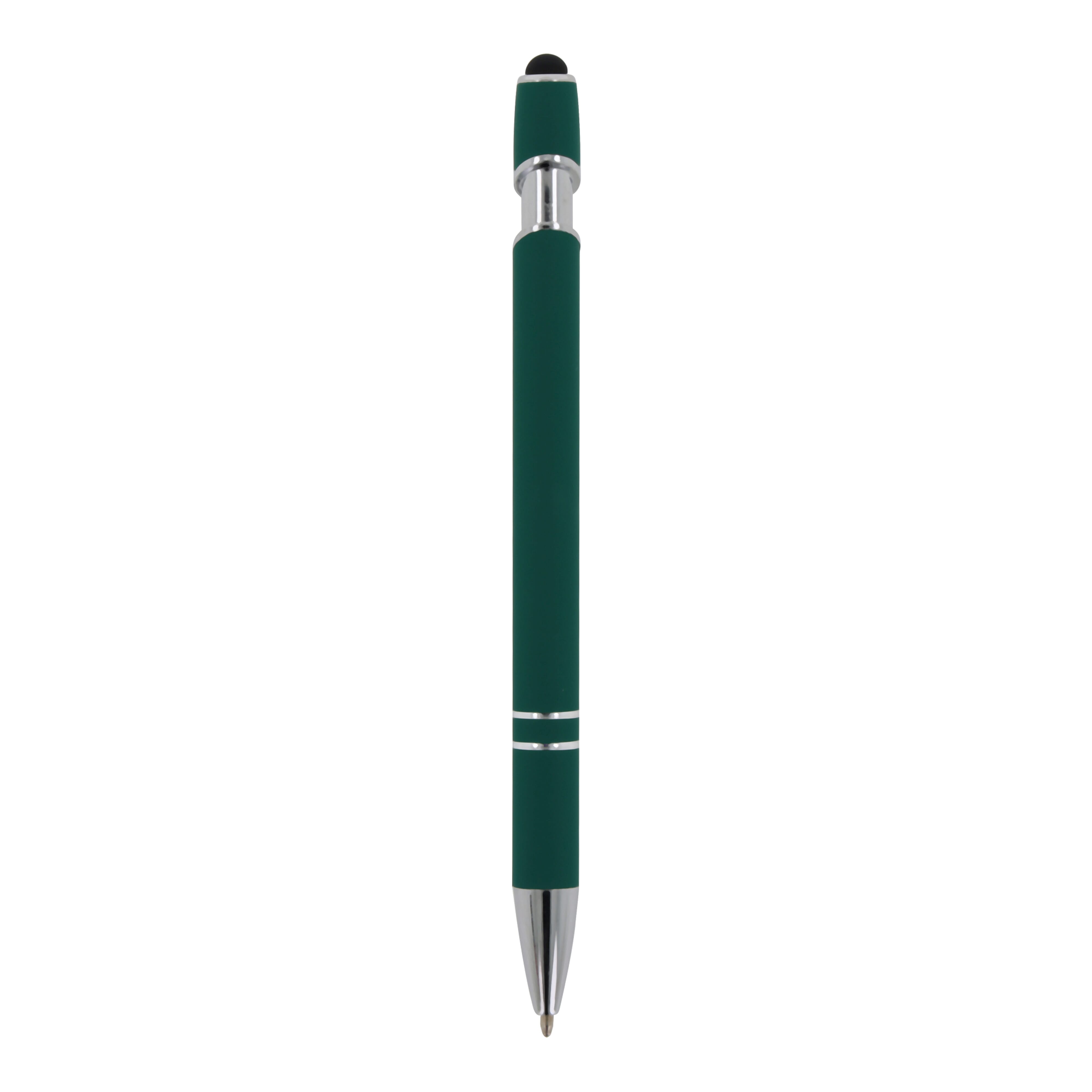 Kugelschreiber Paris Metall Soft Touch - Aluminium mit Stylus, bedruckbar