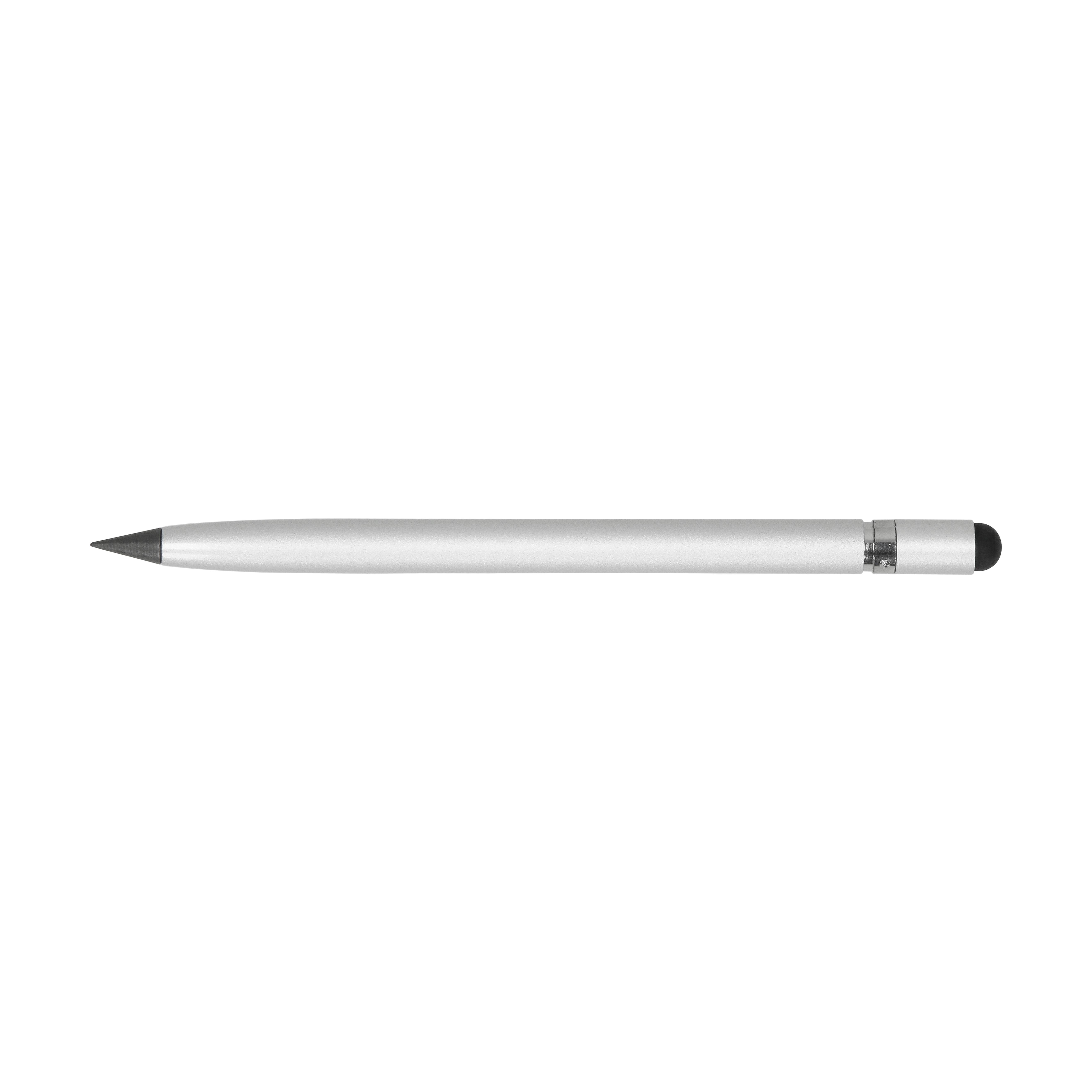 Aluminiumstift Inkless – Infinity-Stift mit Radierer & Touch-Pen, bedruckbar