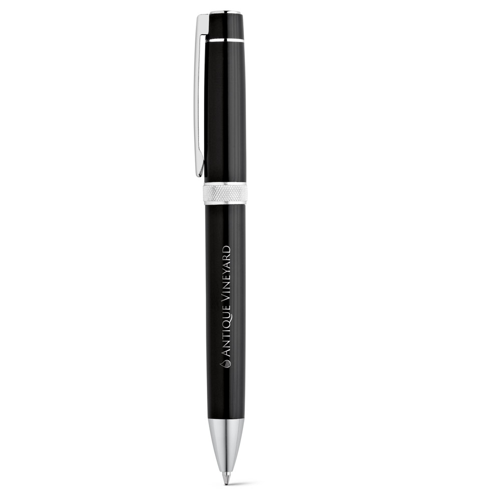 DOURO Metall-Schreibset: Tintenroller & Kugelschreiber mit Etui bedruckbar