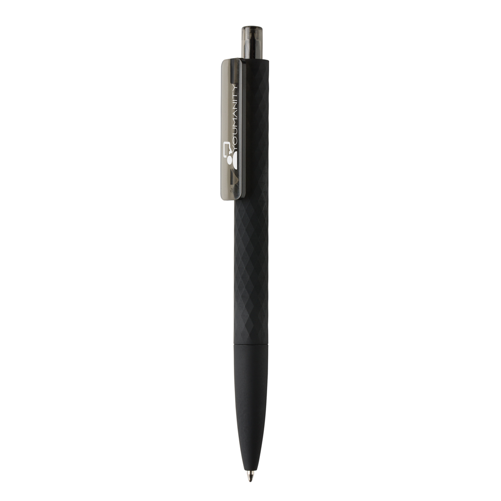Kugelschreiber X3-Black Smooth-Touch aus recyceltem ABS, bedruckbar