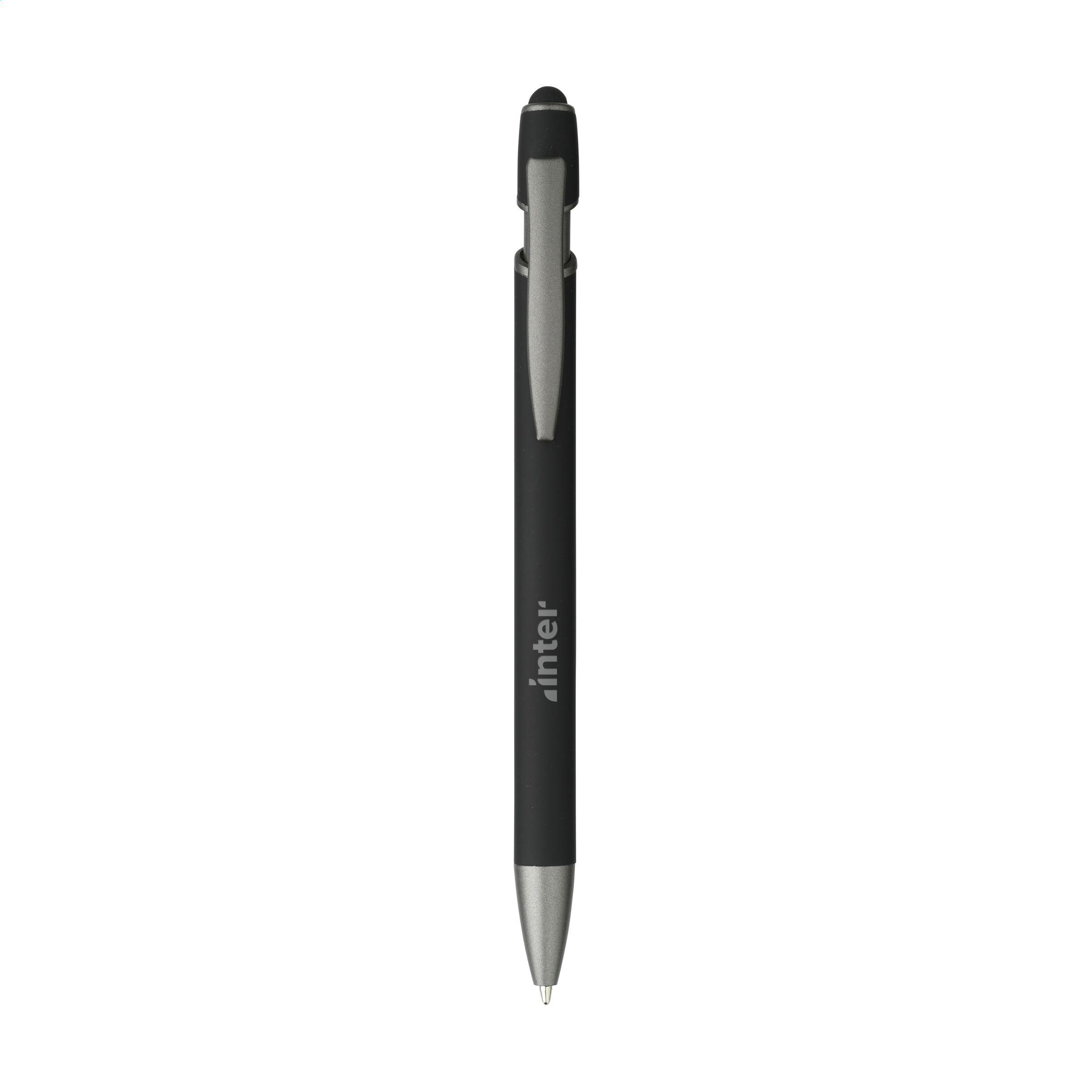 Kugelschreiber Luca Stylus aus recyceltem Aluminium, RCS-zertifiziert
