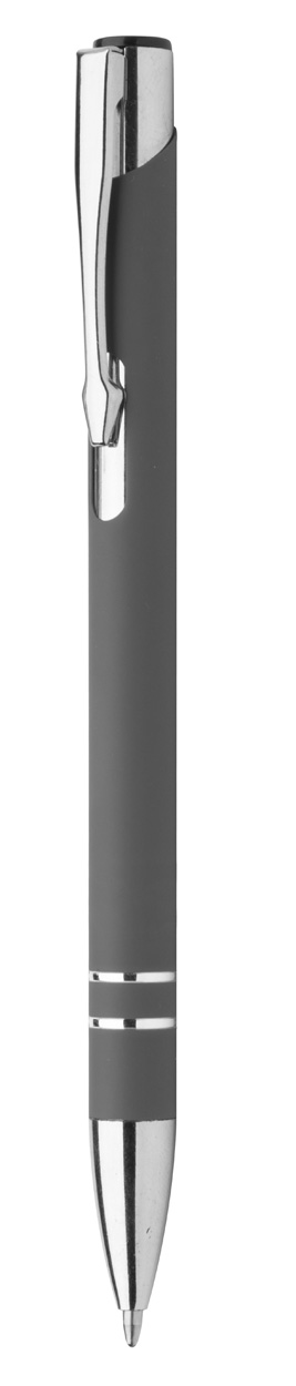 Kugelschreiber Runnel Aluminium - bedruckbar mit Spiegelgravur