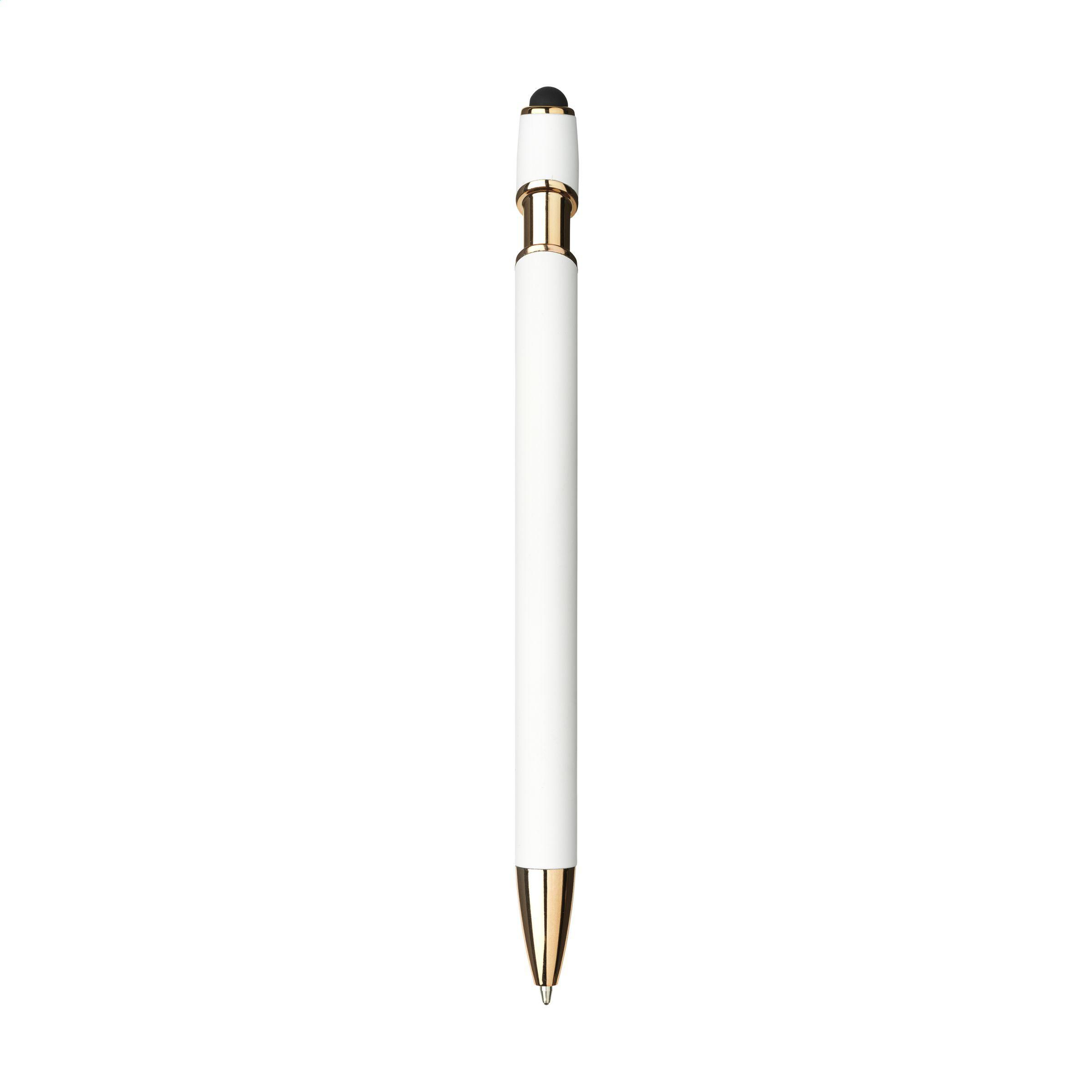 Kugelschreiber Luca Copper Stylus – recyceltes Alu, SoftTouch, RCS