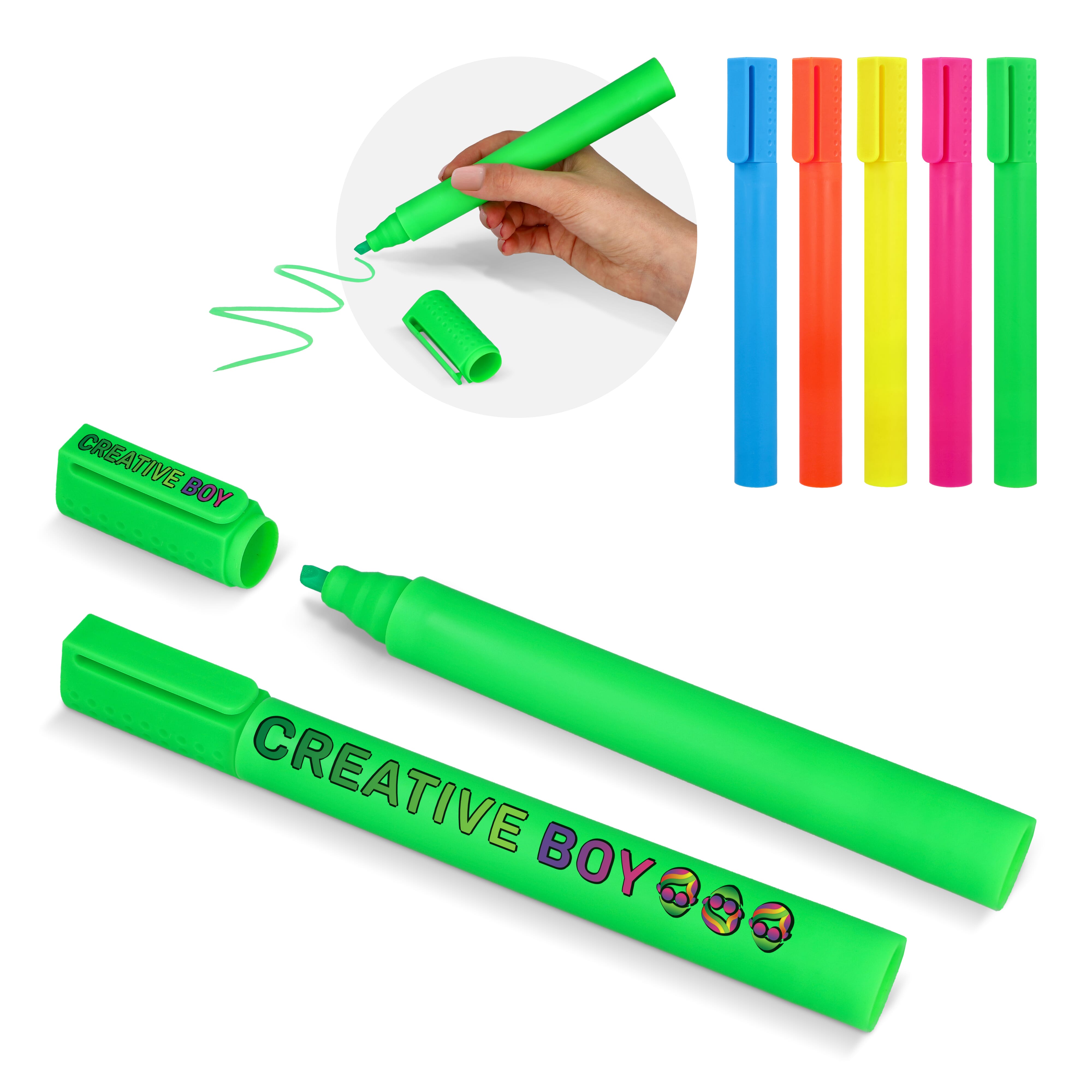 Jumbo-Duftmarker bedruckbar – XXL Textmarker aus PP als Werbeartikel