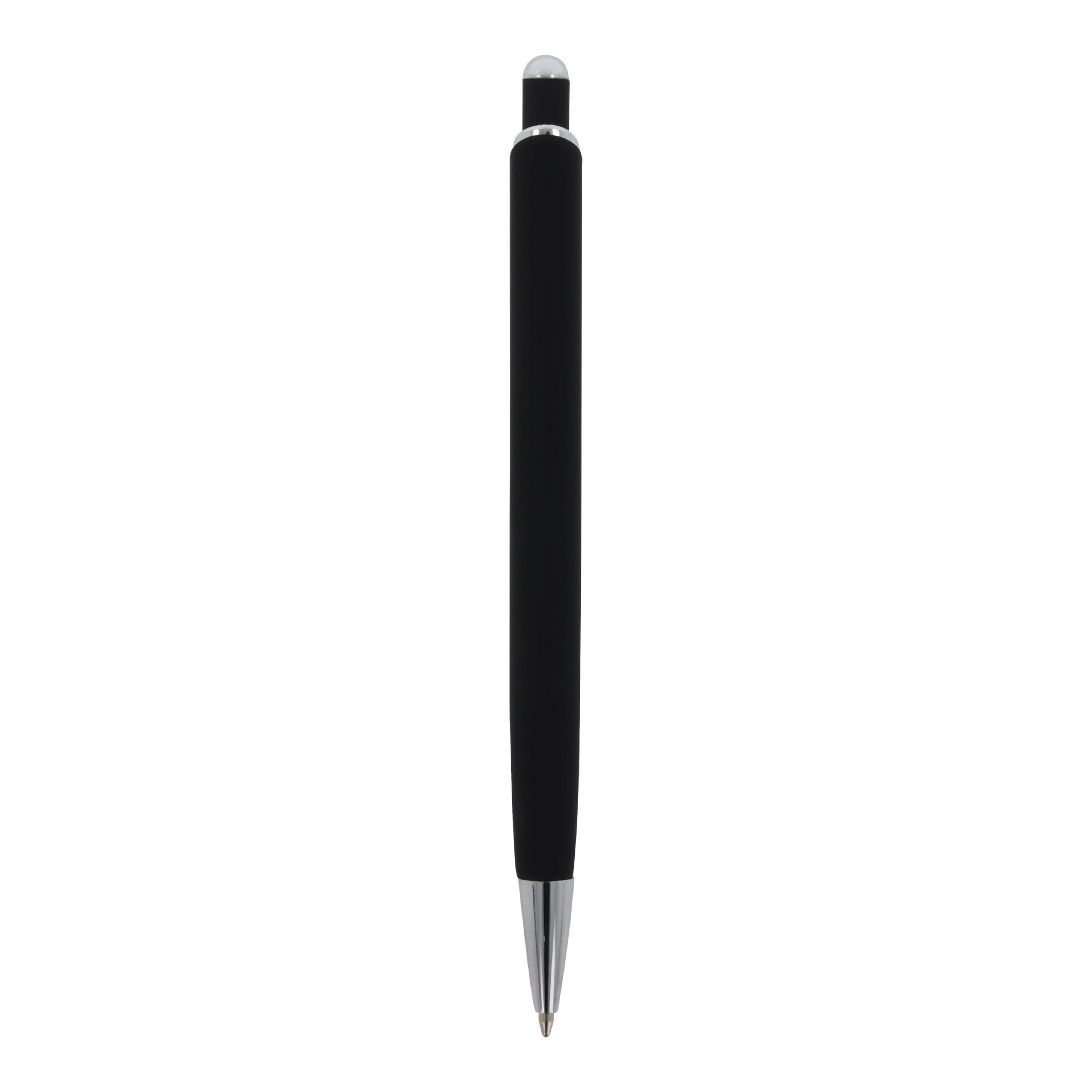 Kugelschreiber Monaco Metall Soft Touch - Aluminium, bedruckbar