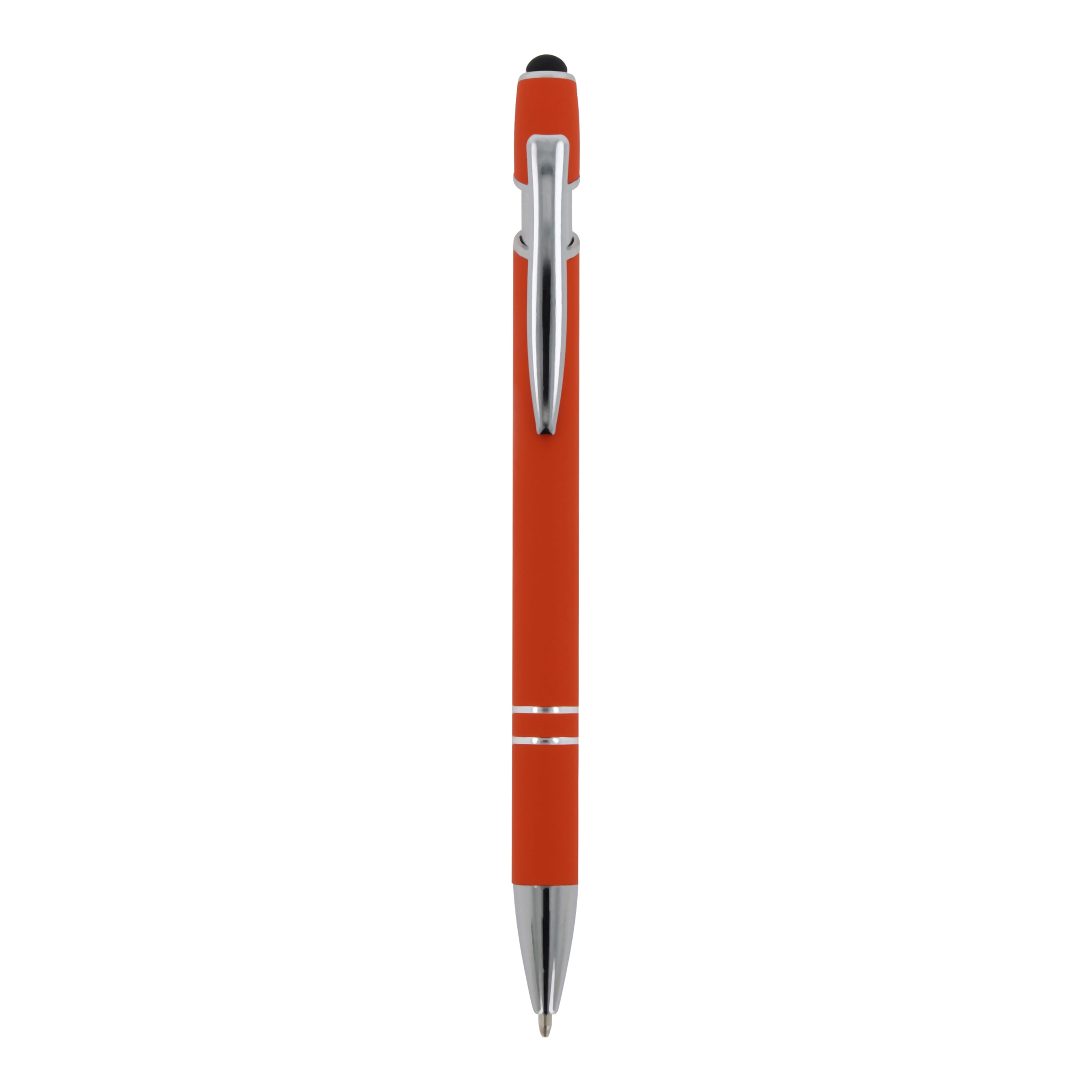 Kugelschreiber Paris Metall Soft Touch - Aluminium mit Stylus, bedruckbar