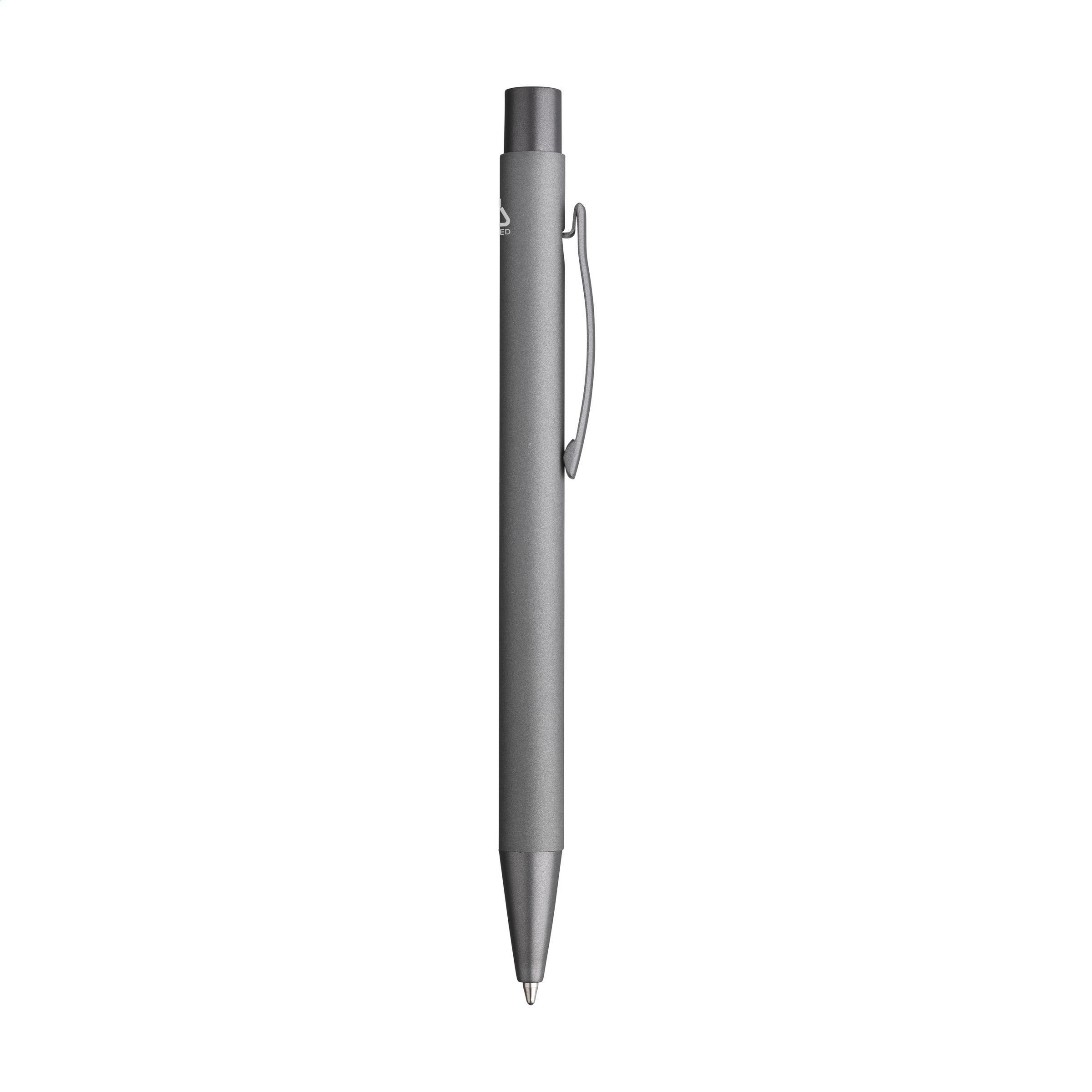 Kugelschreiber Brady Soft Touch aus recyceltem Aluminium, bedruckbar