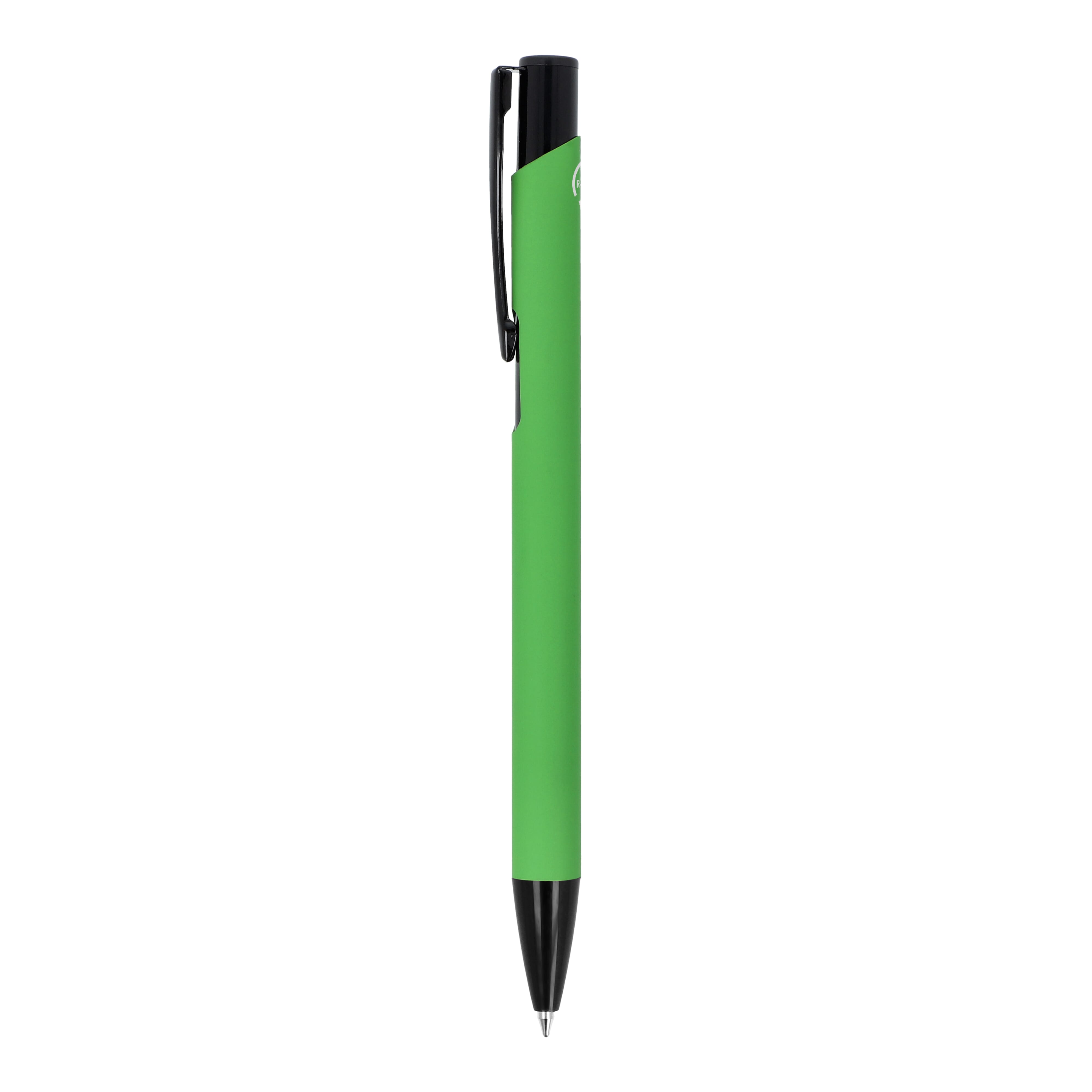 Kugelschreiber Alicante Soft-Touch, Recycling-Aluminium, blaue Tinte