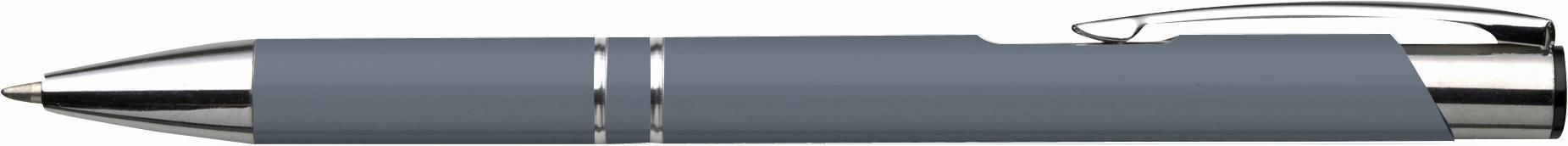 Kugelschreiber Aluminium Albacete – Werbeartikel mit Druck, Metall-Clip