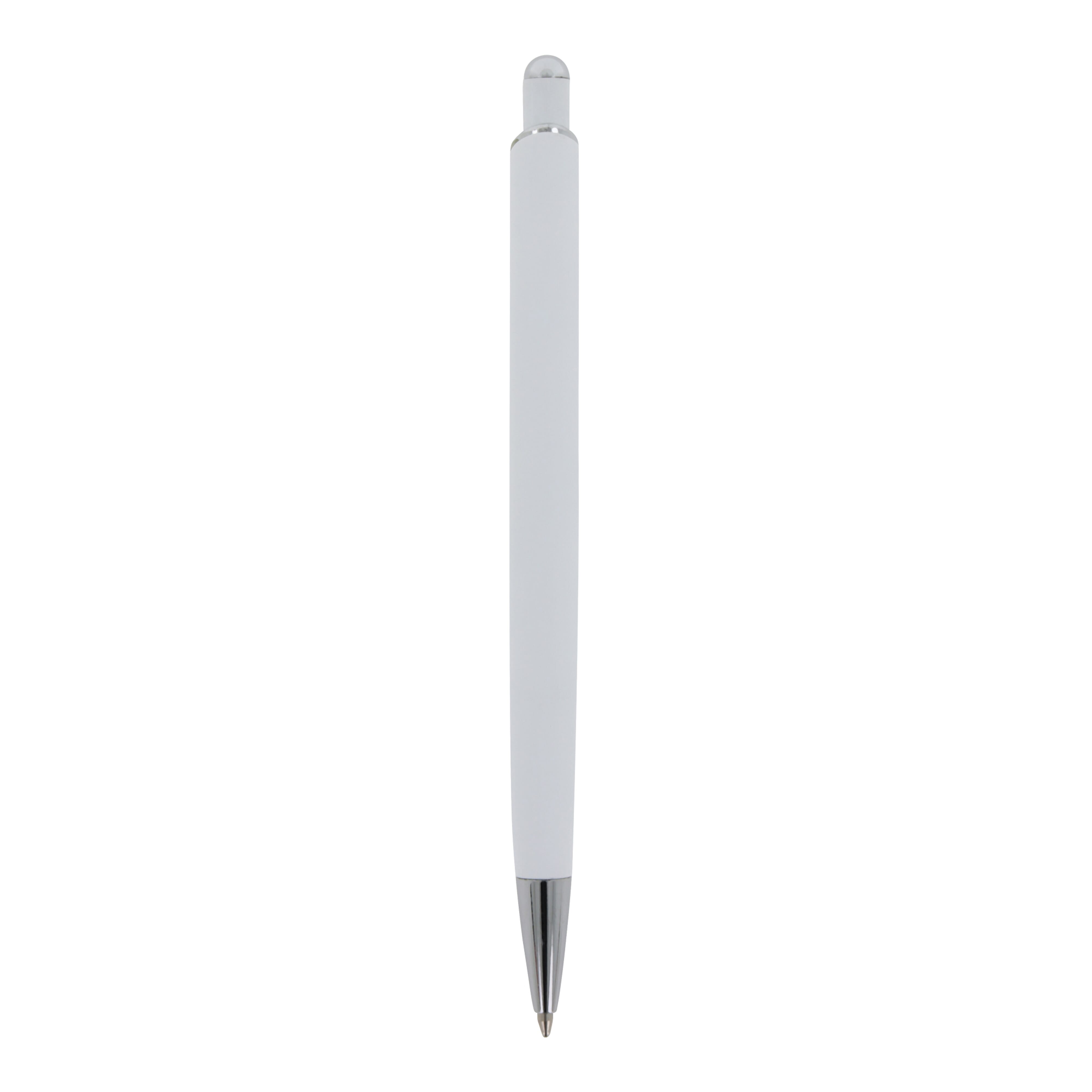 Kugelschreiber Monaco Metall Soft Touch - Aluminium, bedruckbar