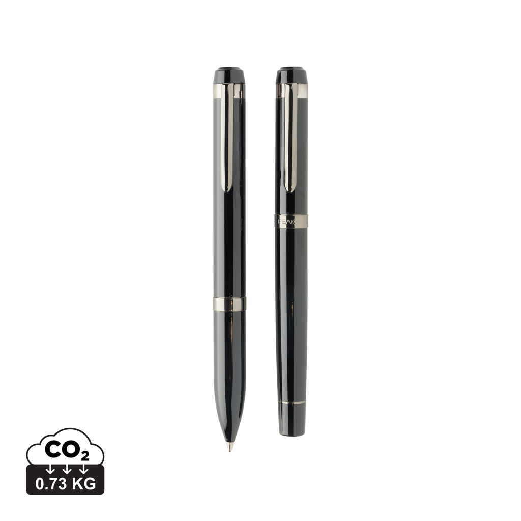 Swiss Peak OSLO Stiftset – Kugelschreiber & Rollerball, recycelt