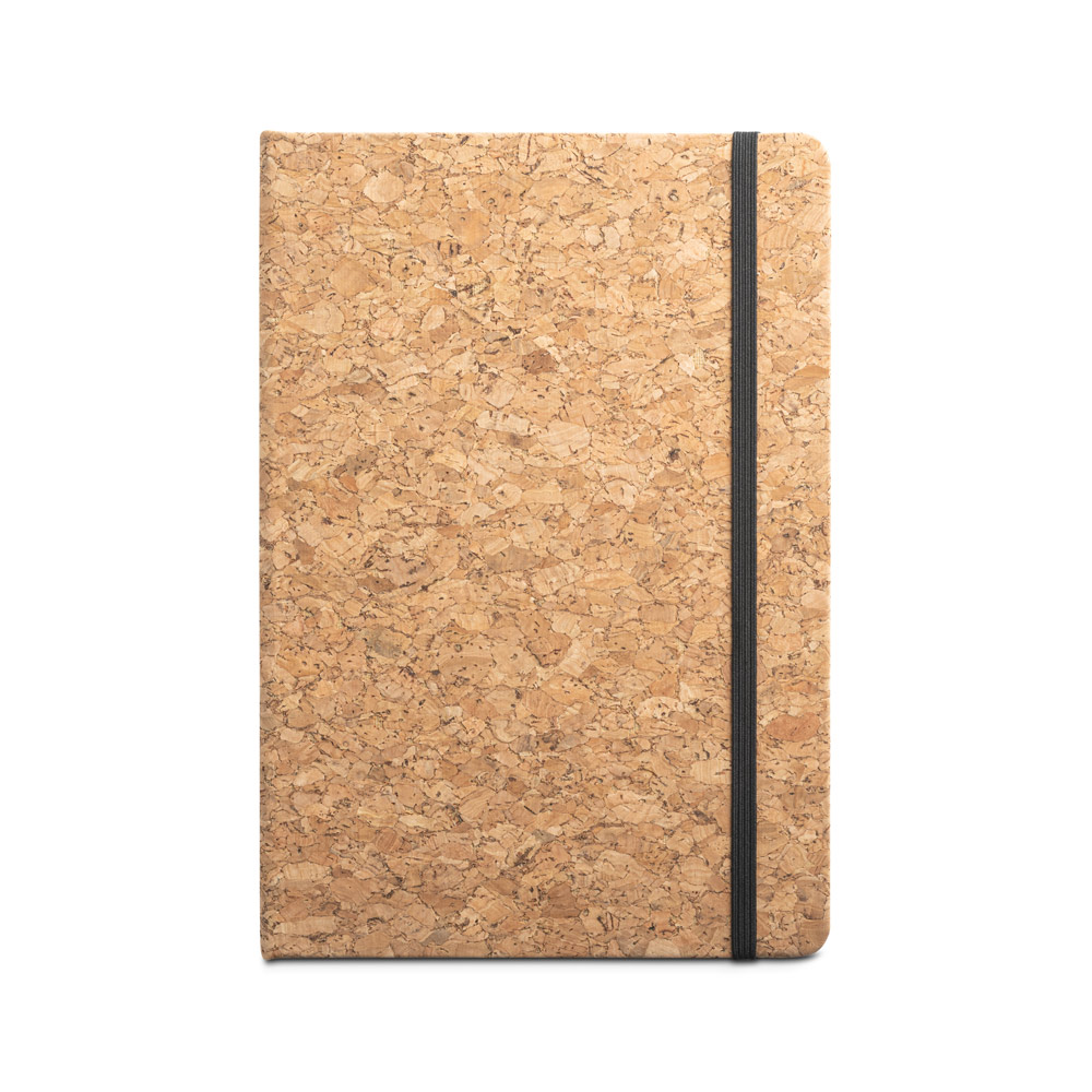Kork-Set FREUD: A5 Notizblock & Kugelschreiber, bedruckbar (FSC™)