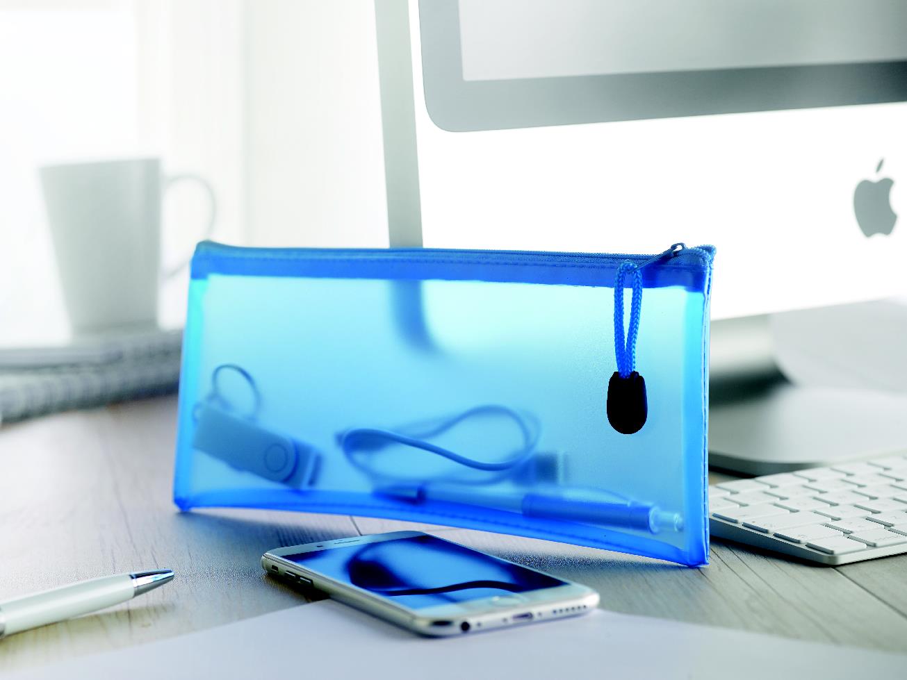 Mäppchen GRAN aus PVC – transparentes Stiftemäppchen bedruckbar