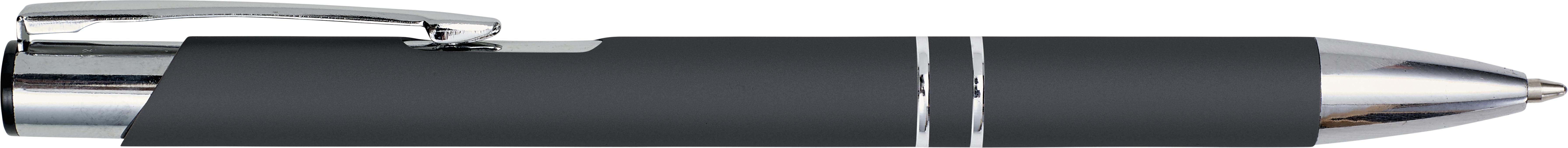 Kugelschreiber Metall Yvette – Softtouch, Metallclip, bedruckbar
