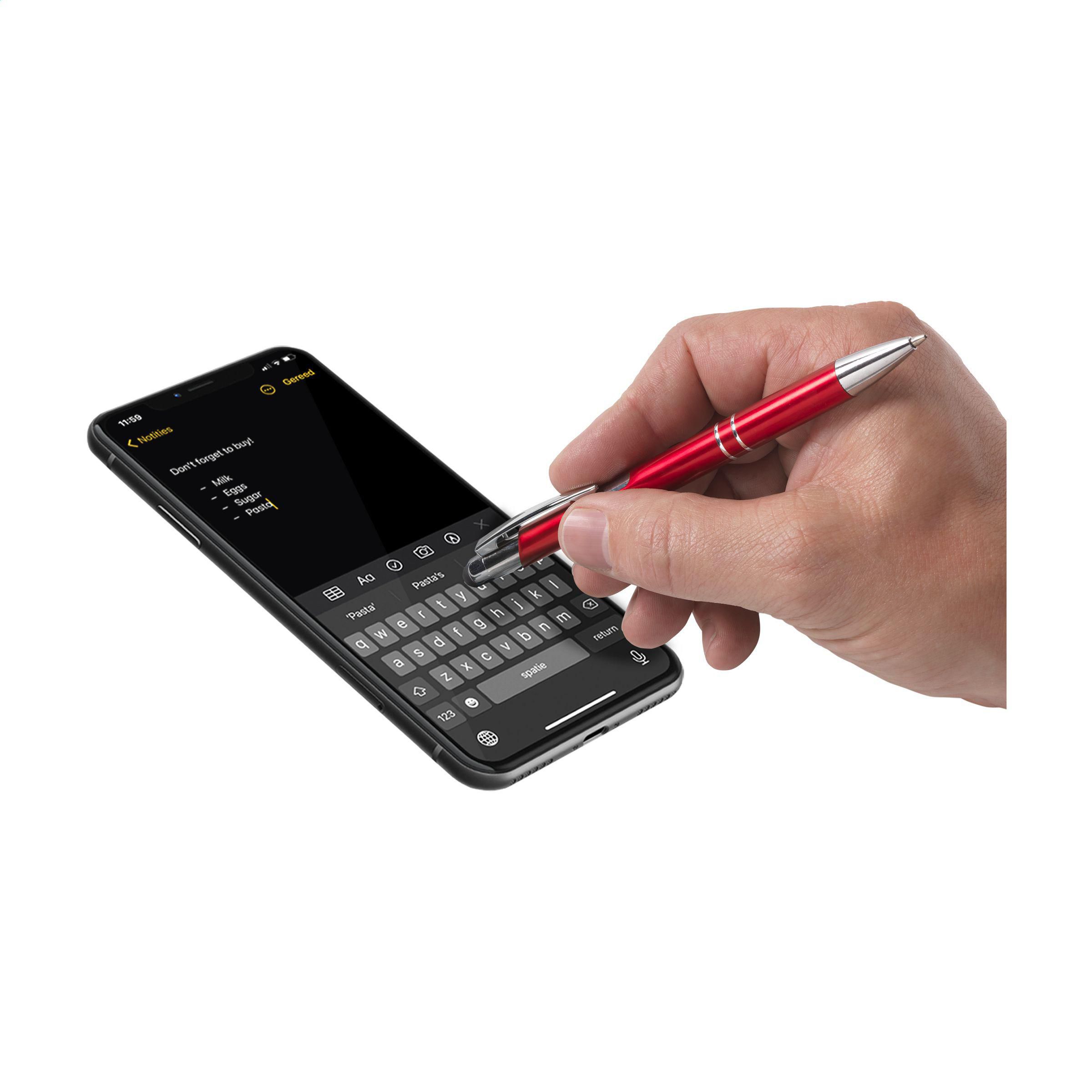 Touchpen Kugelschreiber Aluminium - Werbeartikel bedruckbar