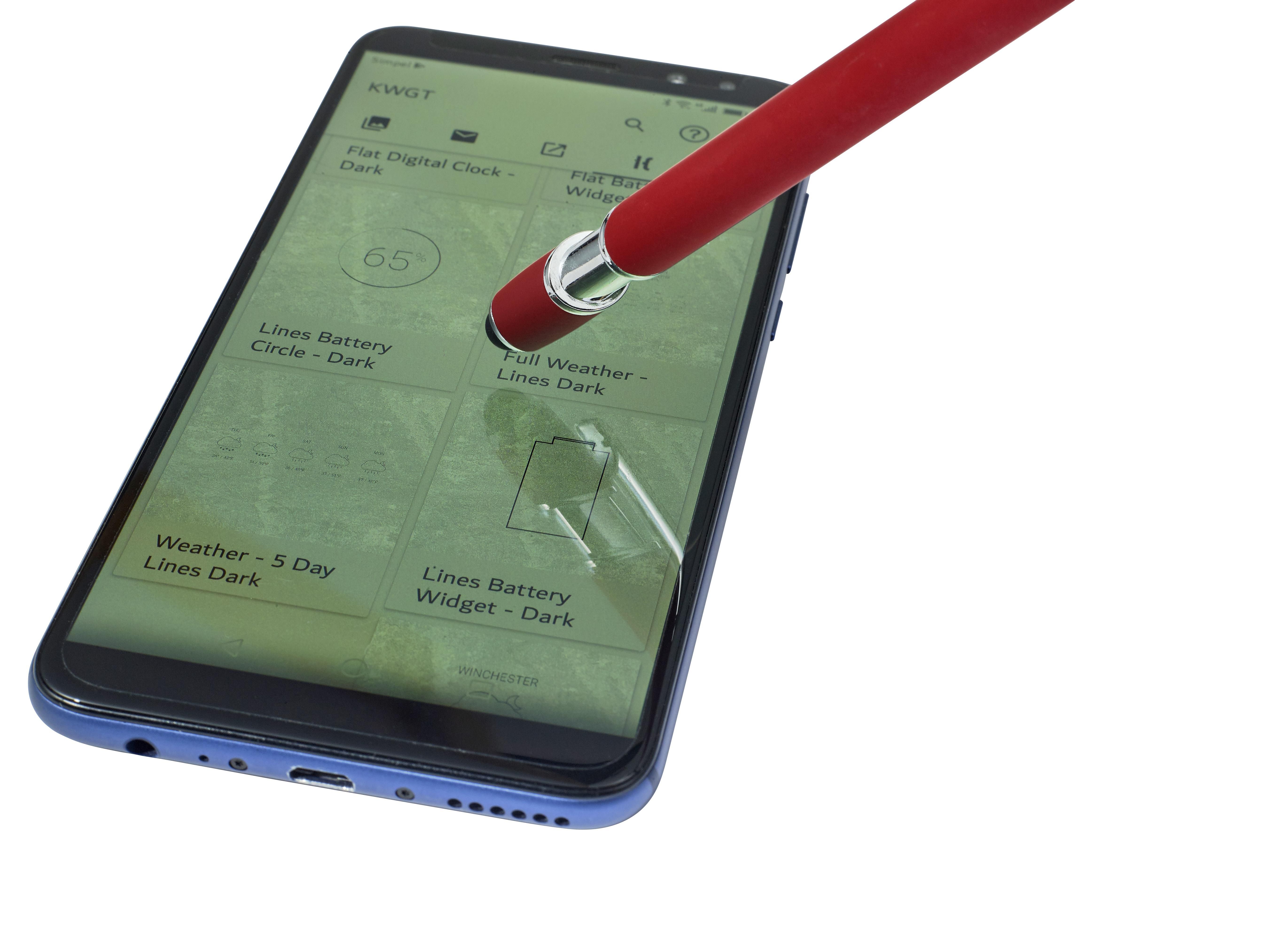 Touchpen-Kugelschreiber Primo aus Aluminium - bedruckbarer Werbeartikel