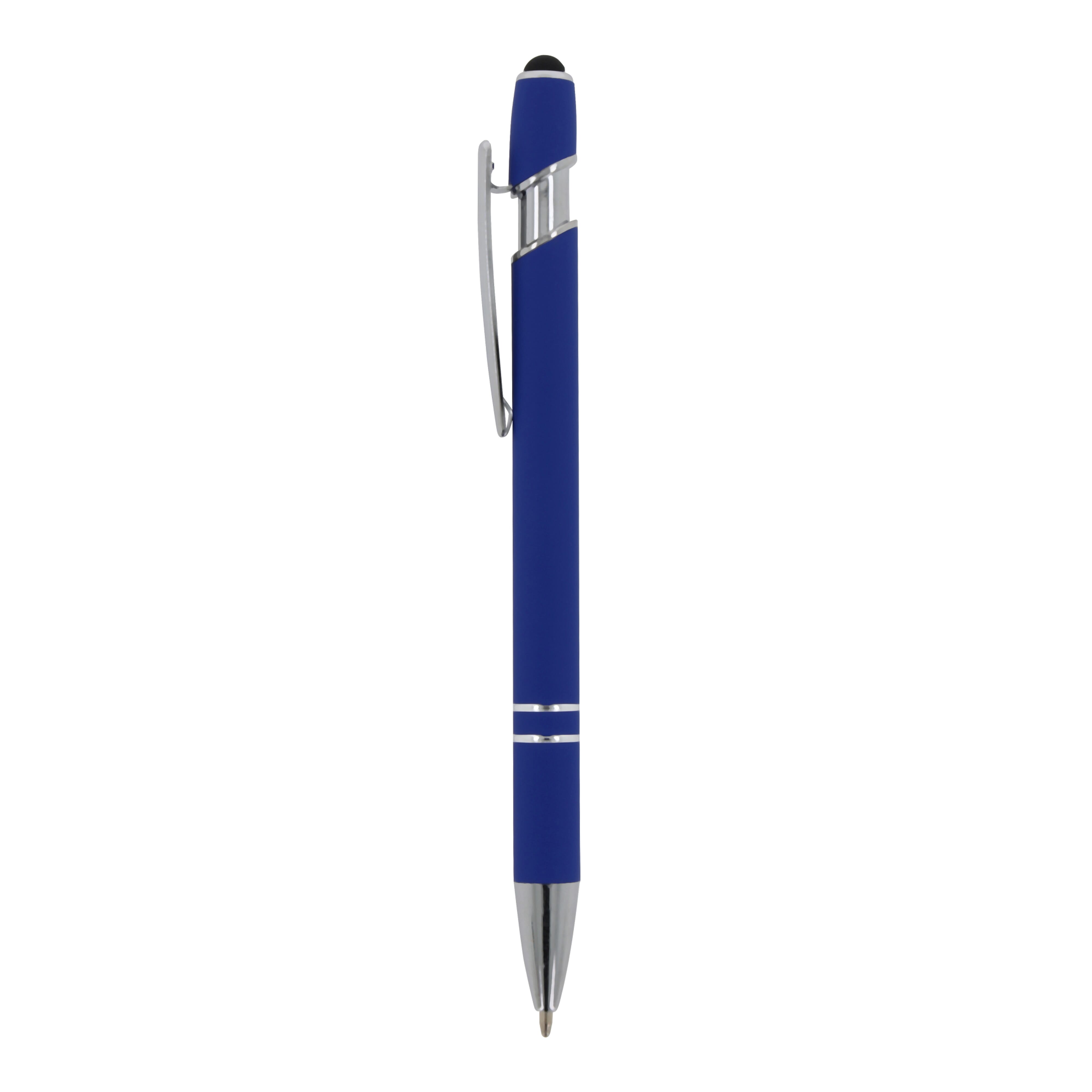Kugelschreiber Paris Metall Soft Touch - Aluminium mit Stylus, bedruckbar