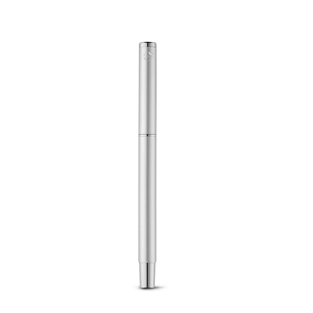DANEY Tintenroller aus recyceltem Aluminium mit Clip – Werbeartikel
