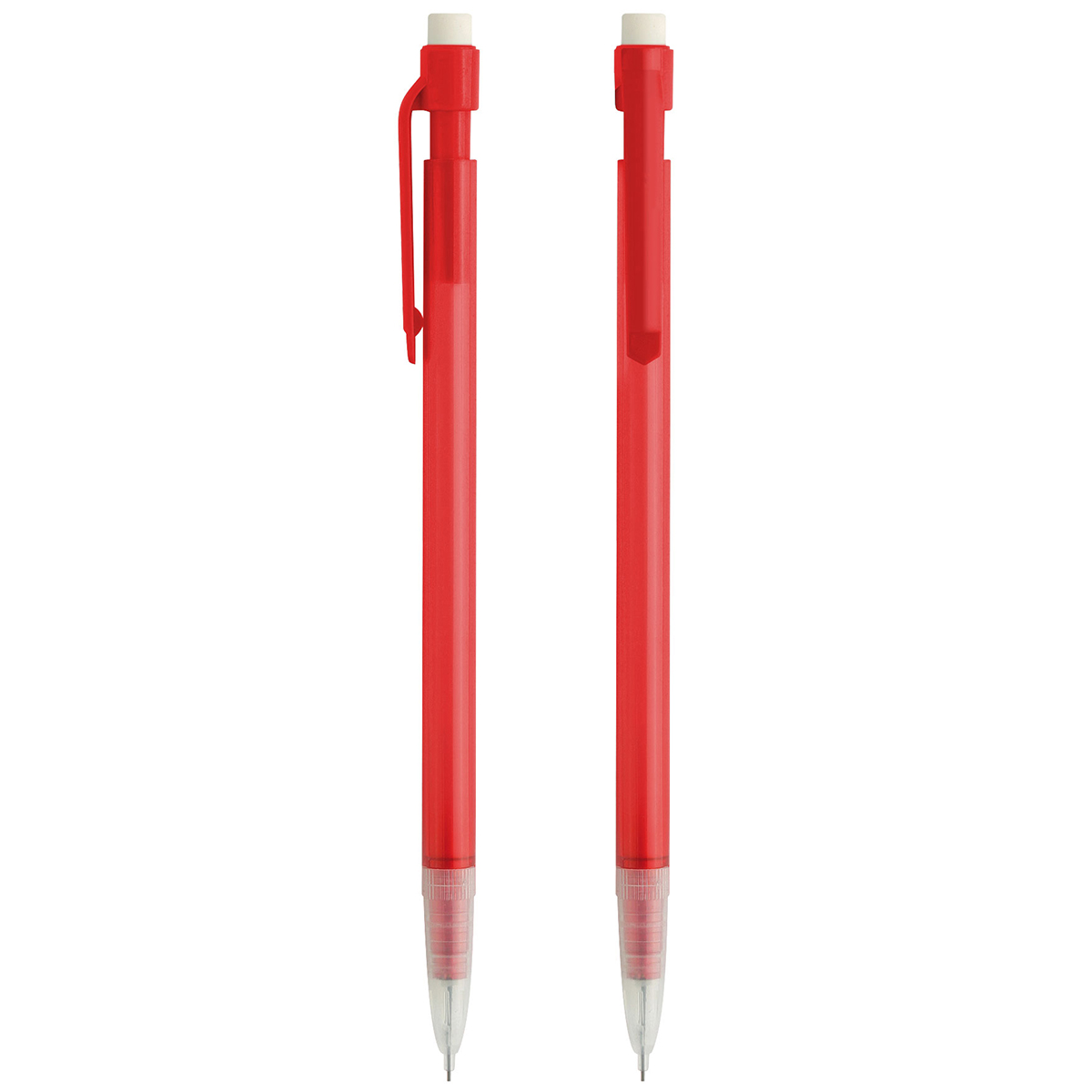 Druckbleistift Pan aus ABS mit Radiergummi, 0,7 mm – Werbeartikel bedruckbar